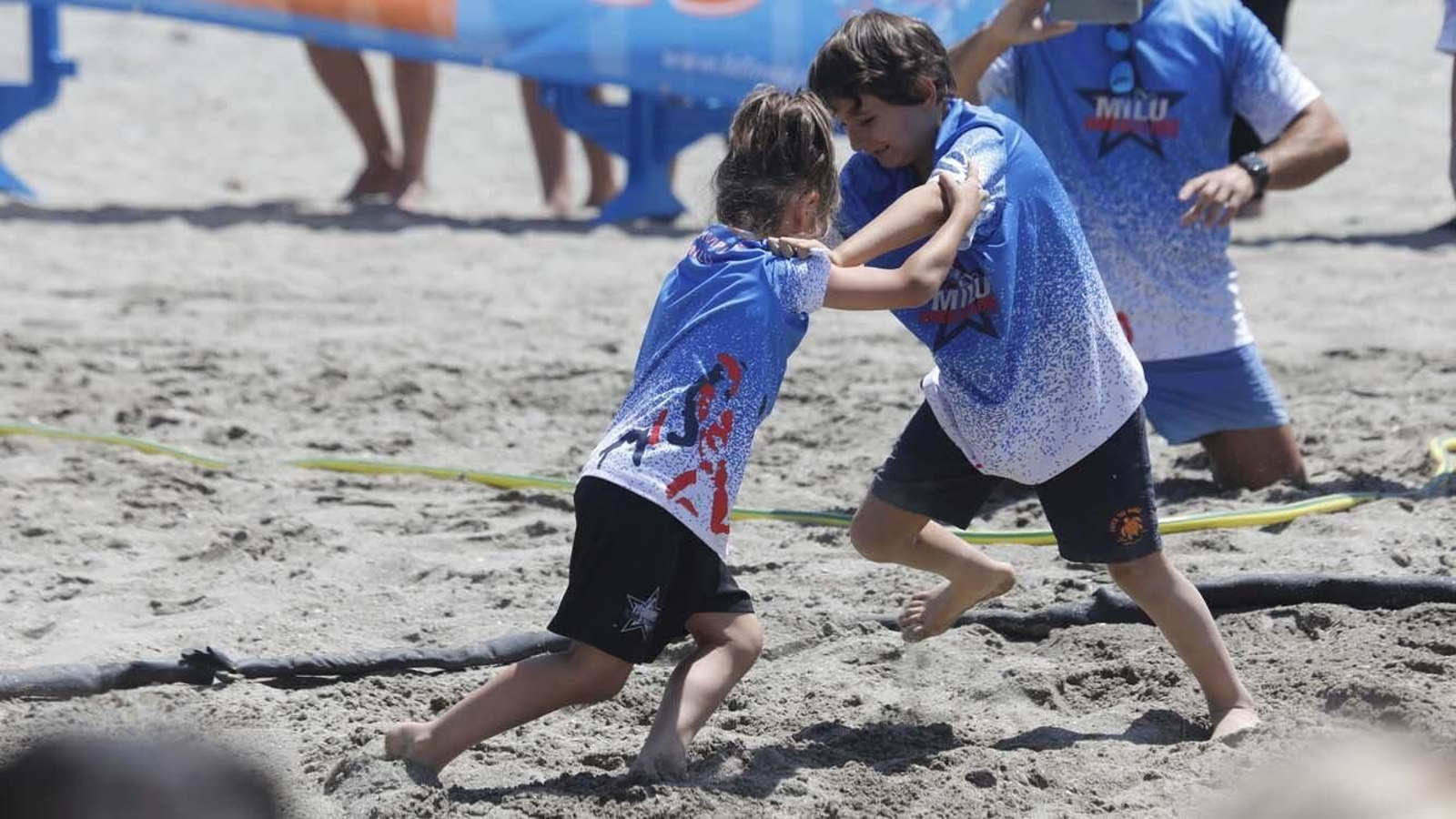 Las fotos del Campeonato y Liga de Andalucía de Lucha Playa