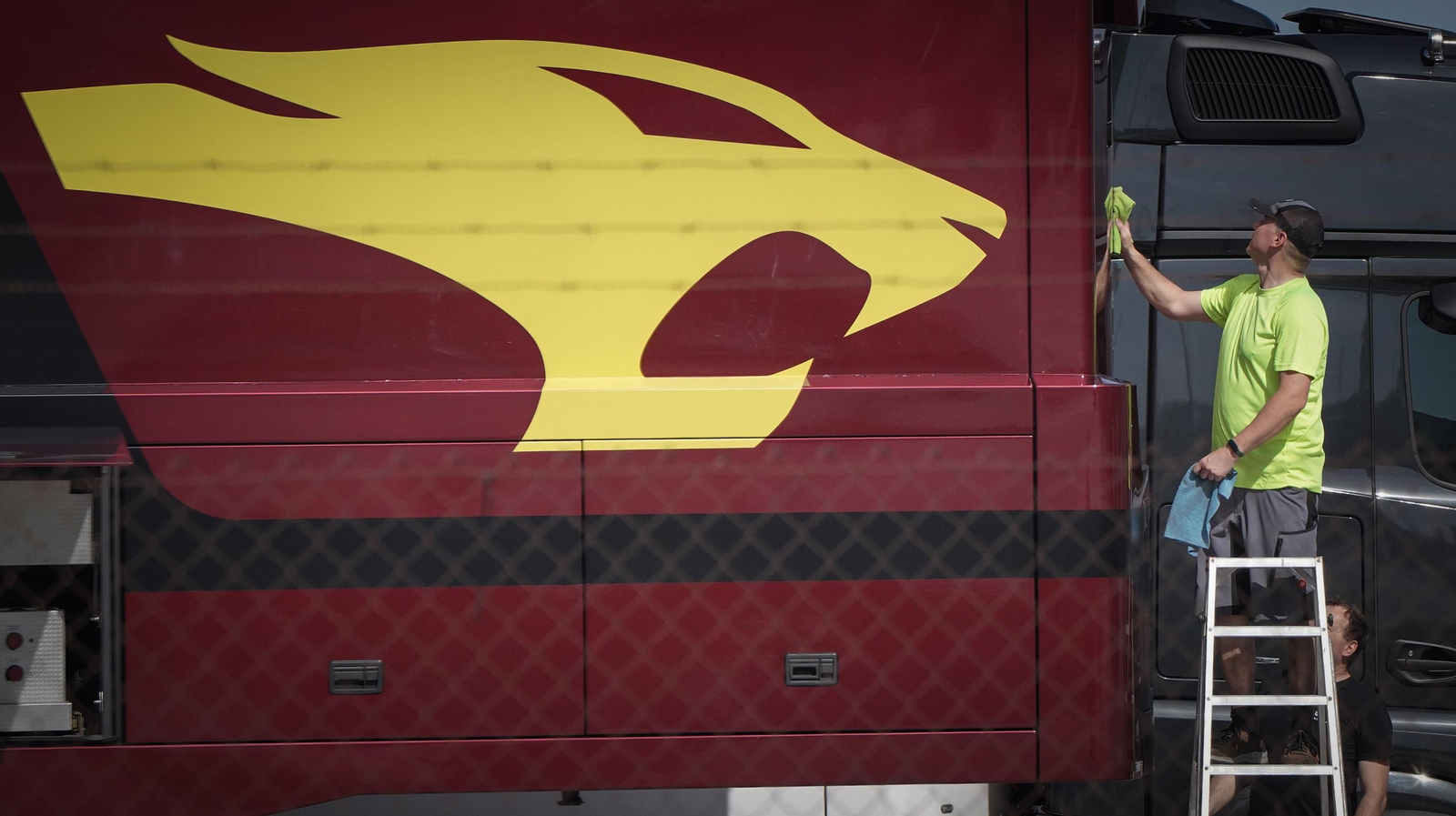 Imágenes de los preparativos para el Mundial Moto GP 2024