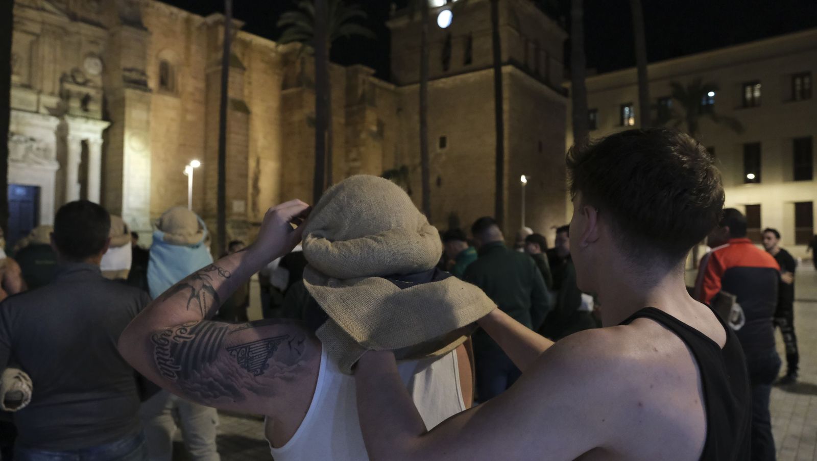 Las fotos del ensayo de Estudiantes para la Semana Santa de Almería 2026