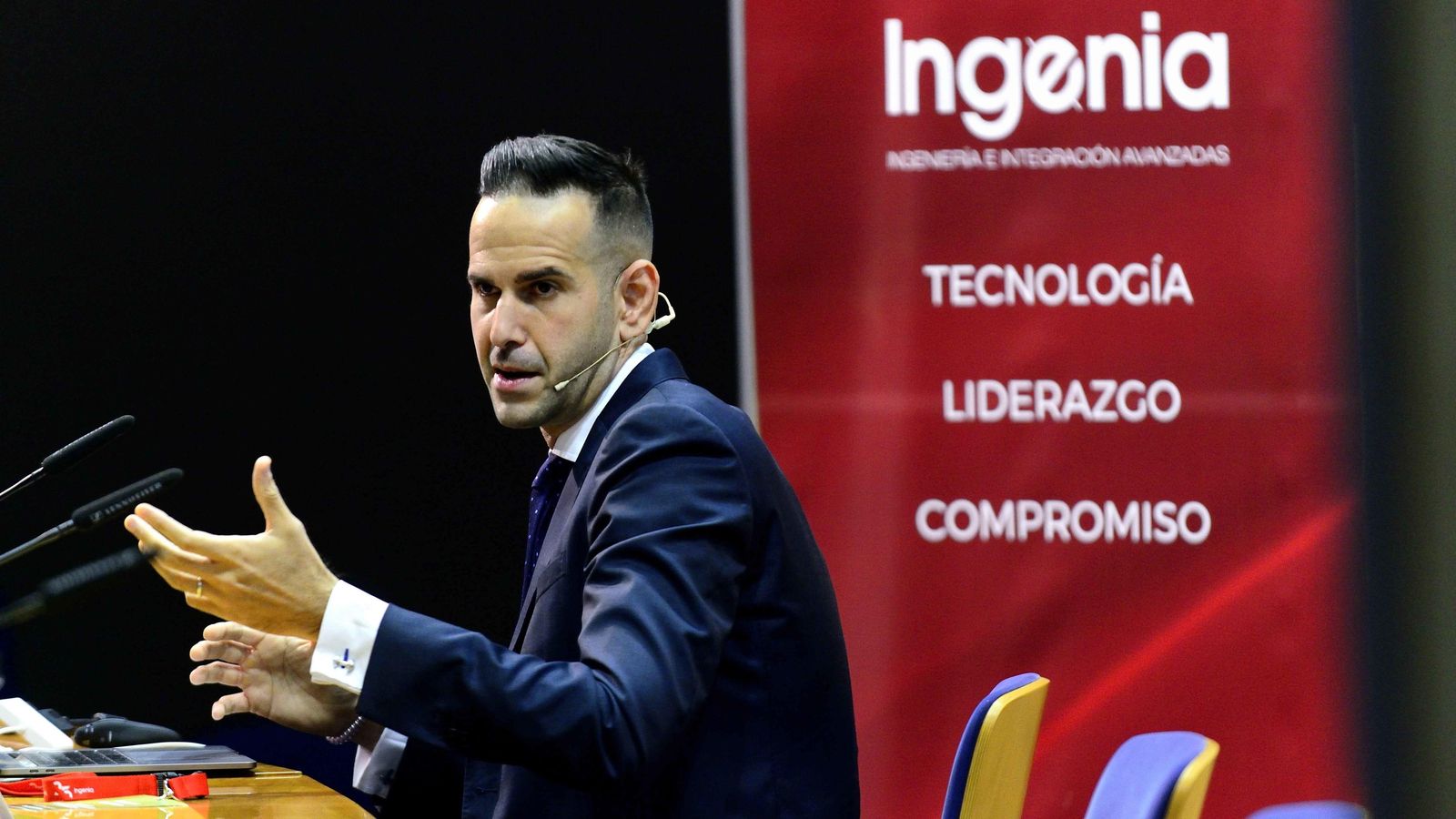 Intervención durante la jornada.