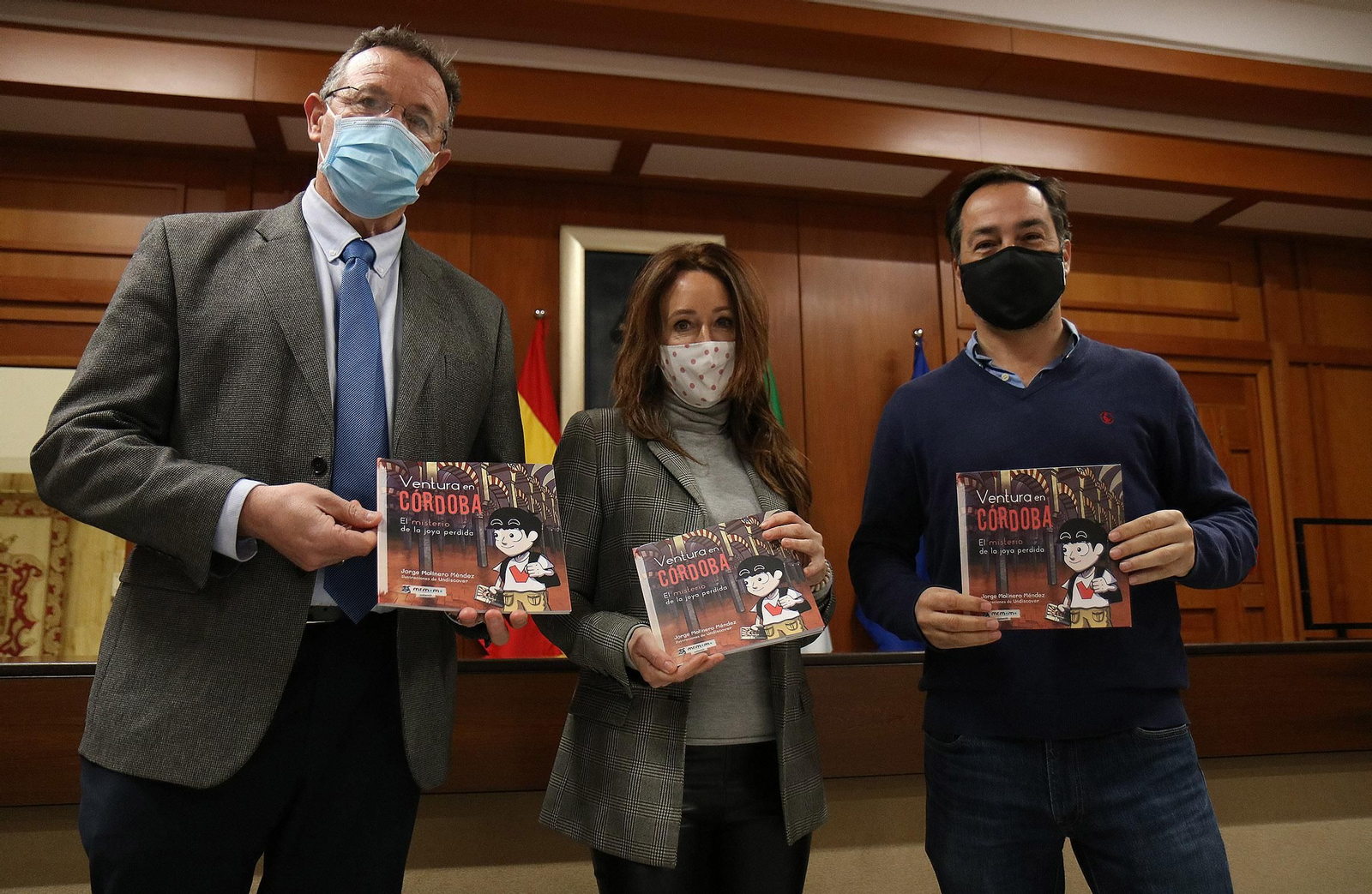 Eulalio Fernández, Marián Aguilar y Jorge Molinero.
