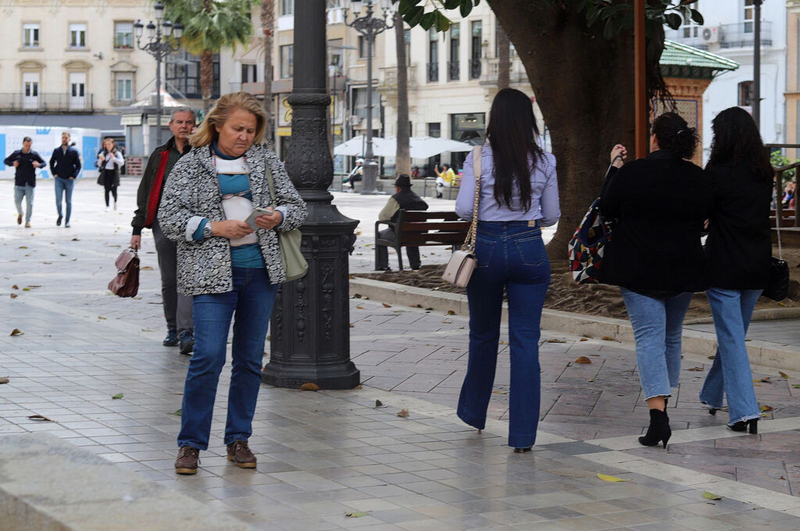 Ambiente en la Plaza de las Monjas.