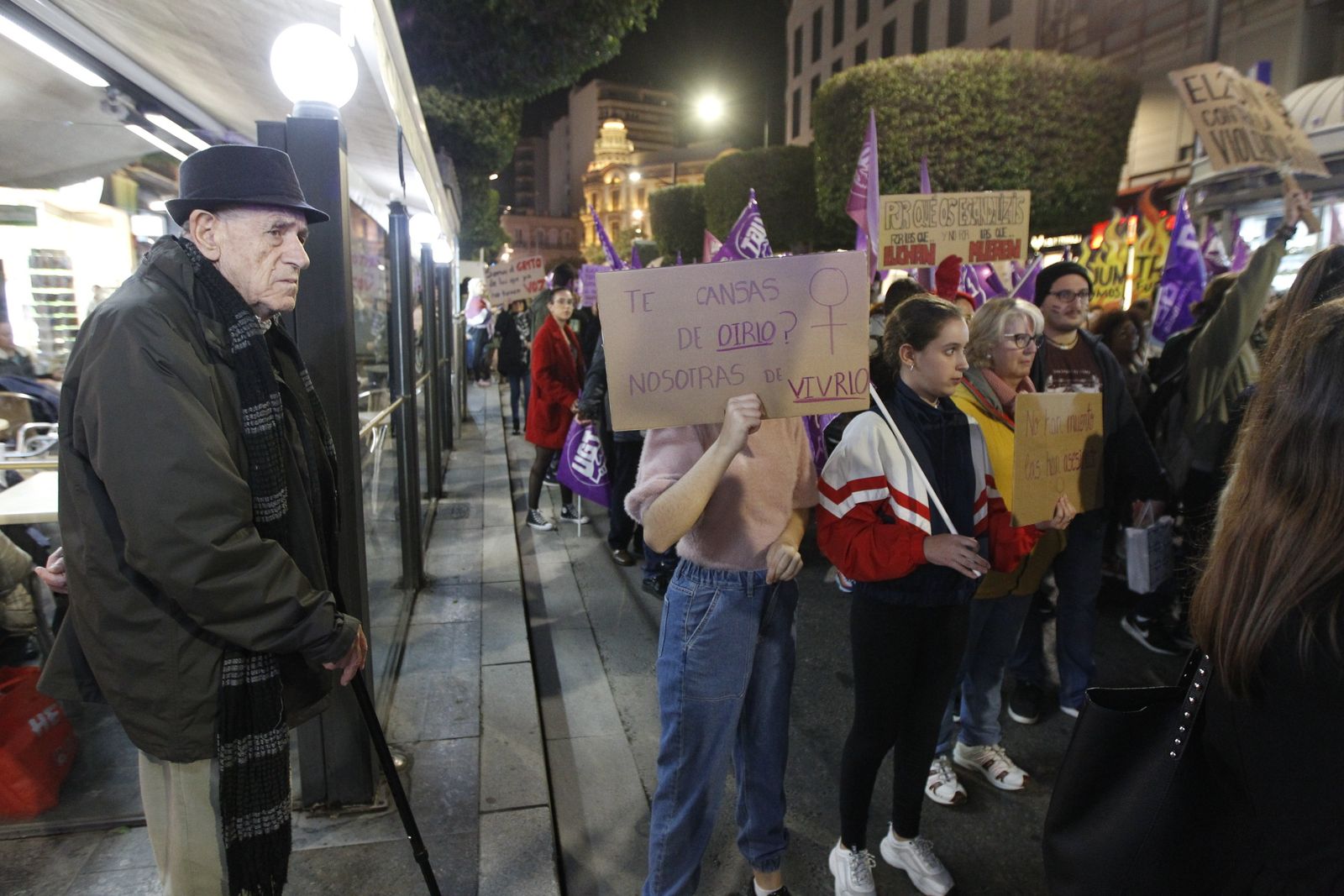 Manifestación Día Mundial contra la Violencia de Género. Almería