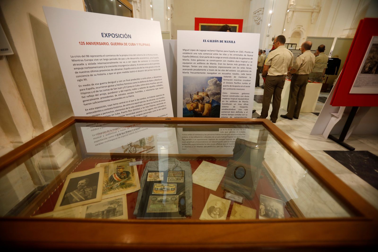 La exposición 'Cuba, Puerto Rico y Filipinas, 1492-1898 cuatro siglo de gestas en ultramar', en imágenes