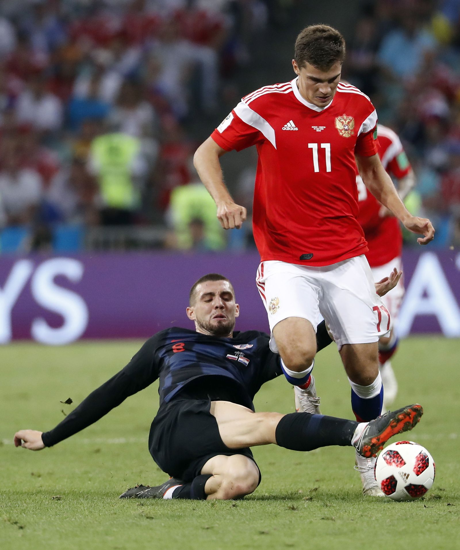 Las imágenes del Rusia-Croacia