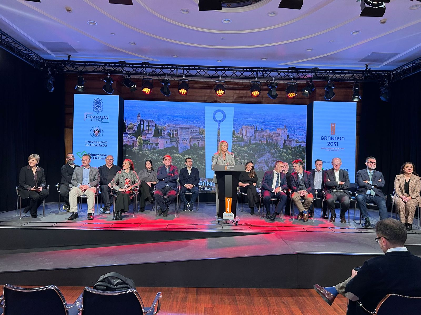 La presentación de Granada de la Capitalidad Cultural 2031, en imágenes