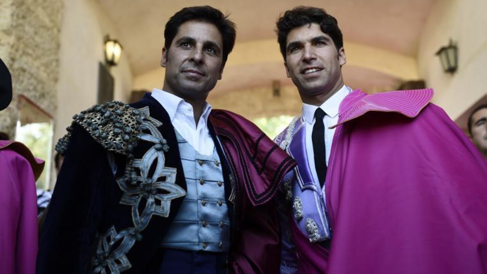 Francisco y Cayetano, en una corrida goyesga de Ronda.