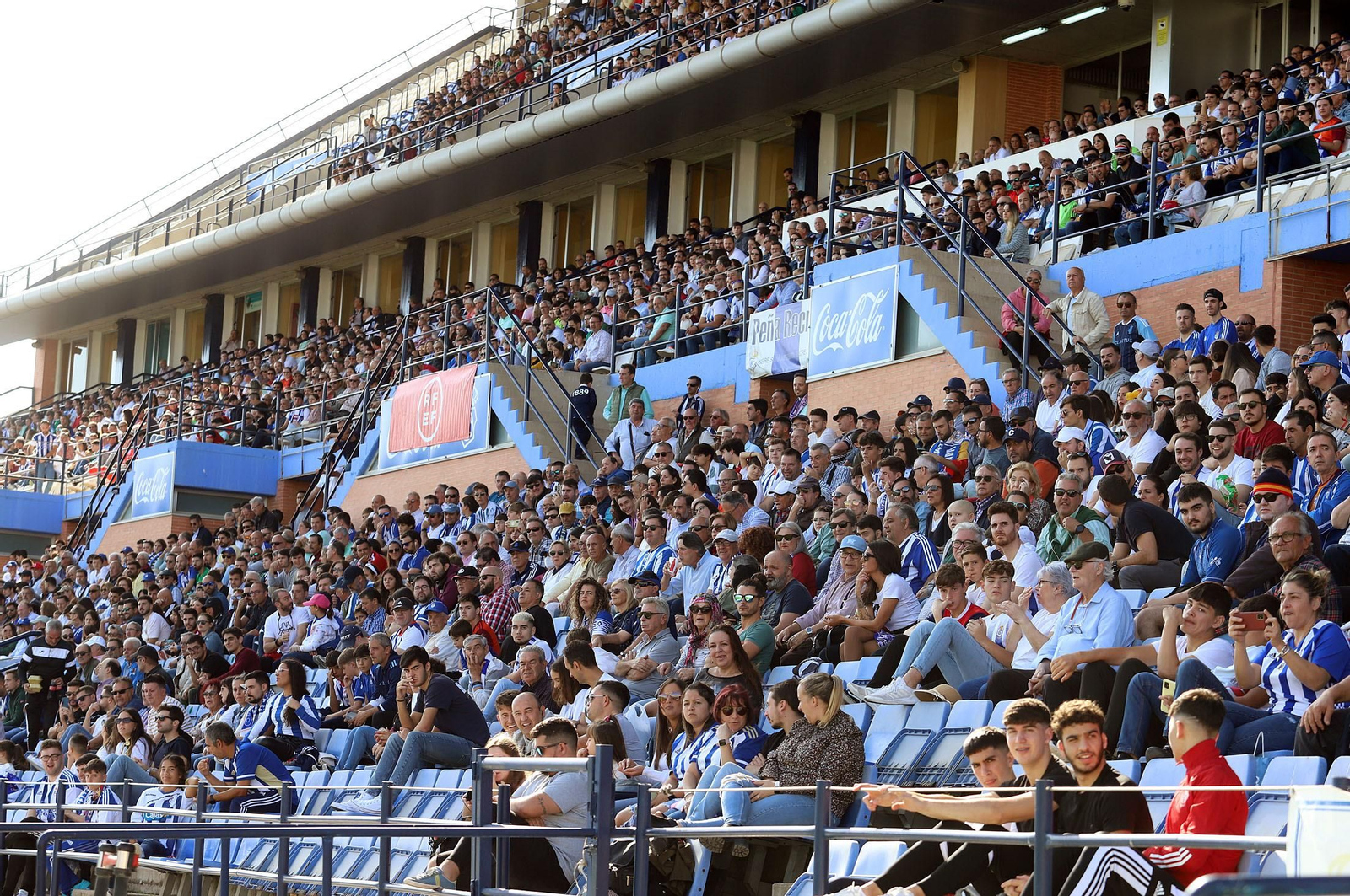 Las mejores imágenes del Recreativo de Huelva-Burgos, partido de eliminatoria de la Copa del Rey