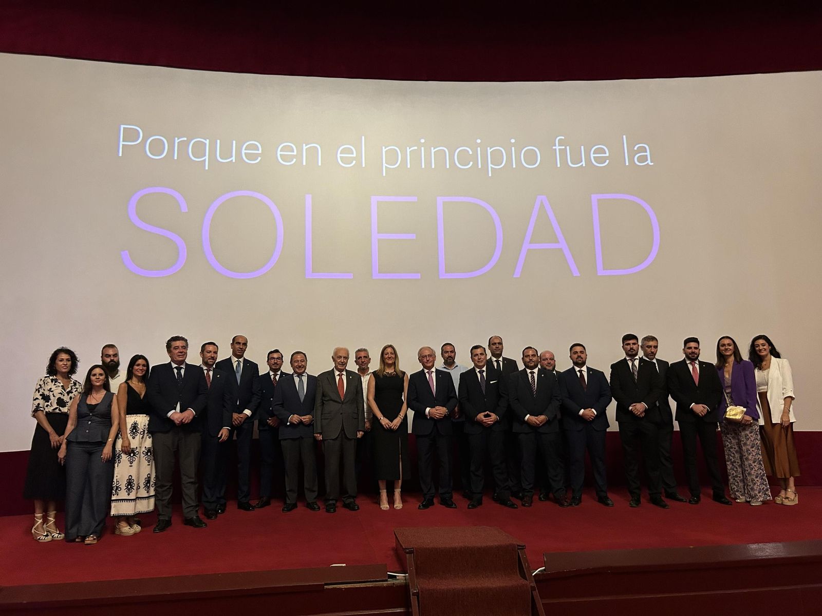 El acto contó con un 'no hay billetes' en el Cine Cervantes