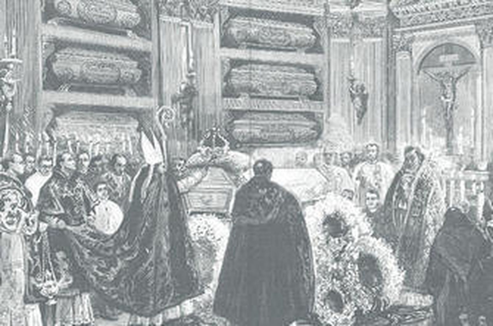 Entierro de S.M. el Rey Alfonso XII en El Escorial