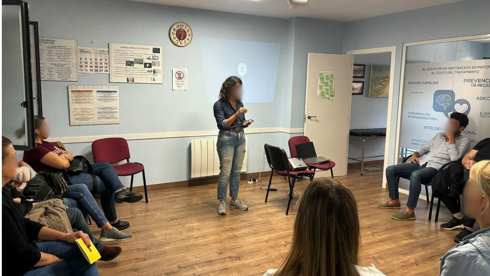 Uno de los grupos de la Asociación Estuario en Huelva
