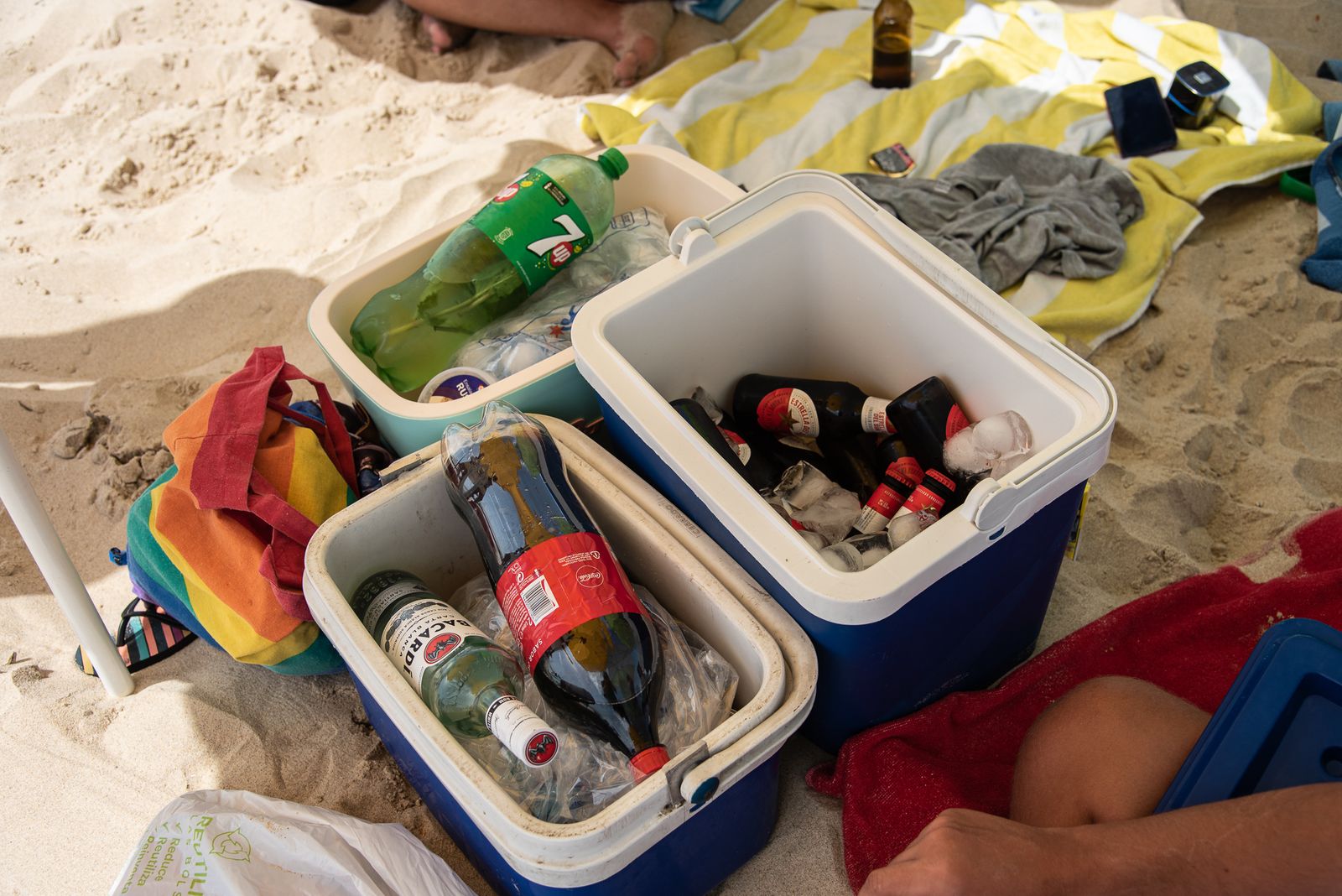 Ola de calor en las playas de Huelva