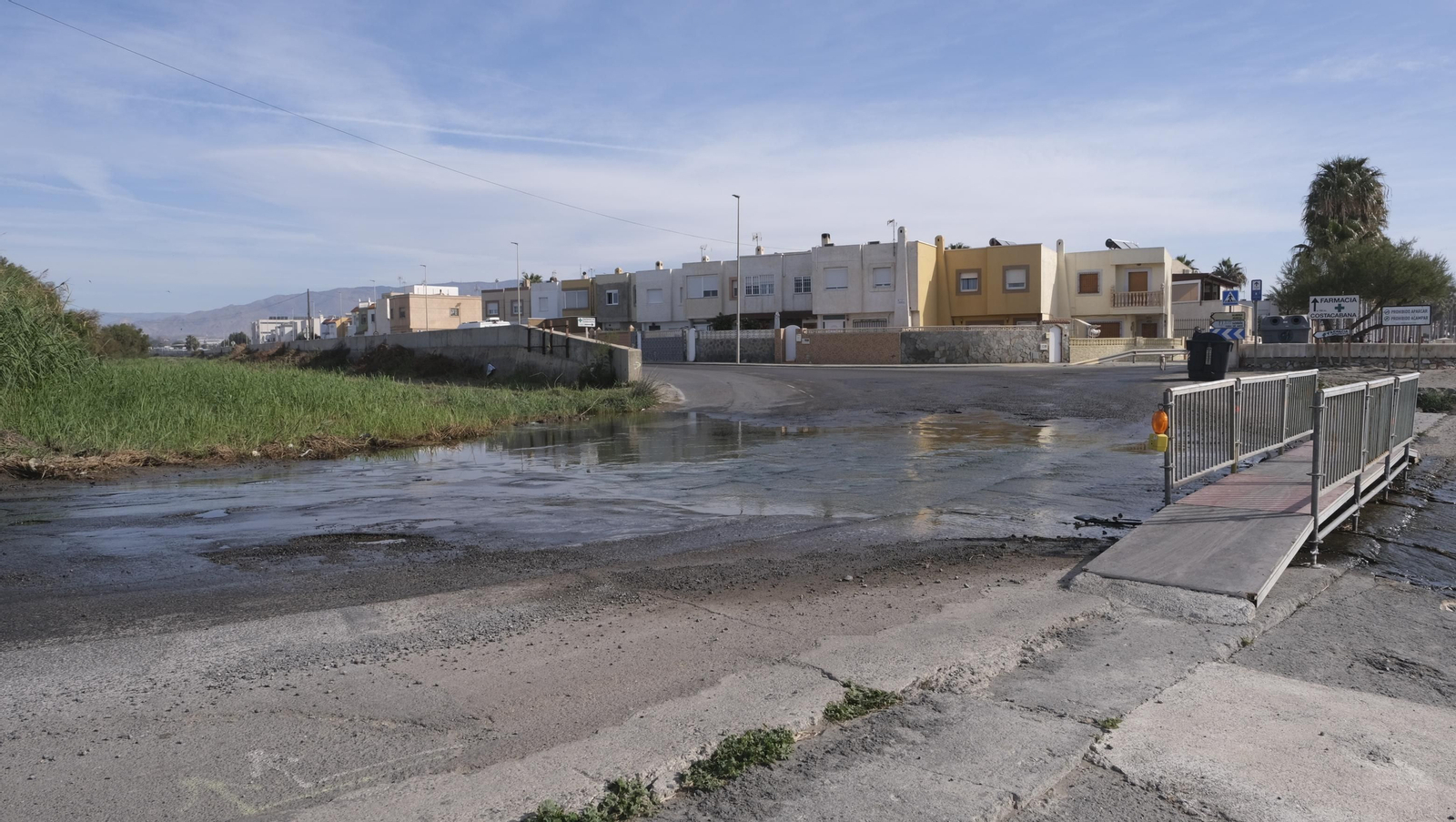 Imágenes del 'lago artificial' de Costacabana