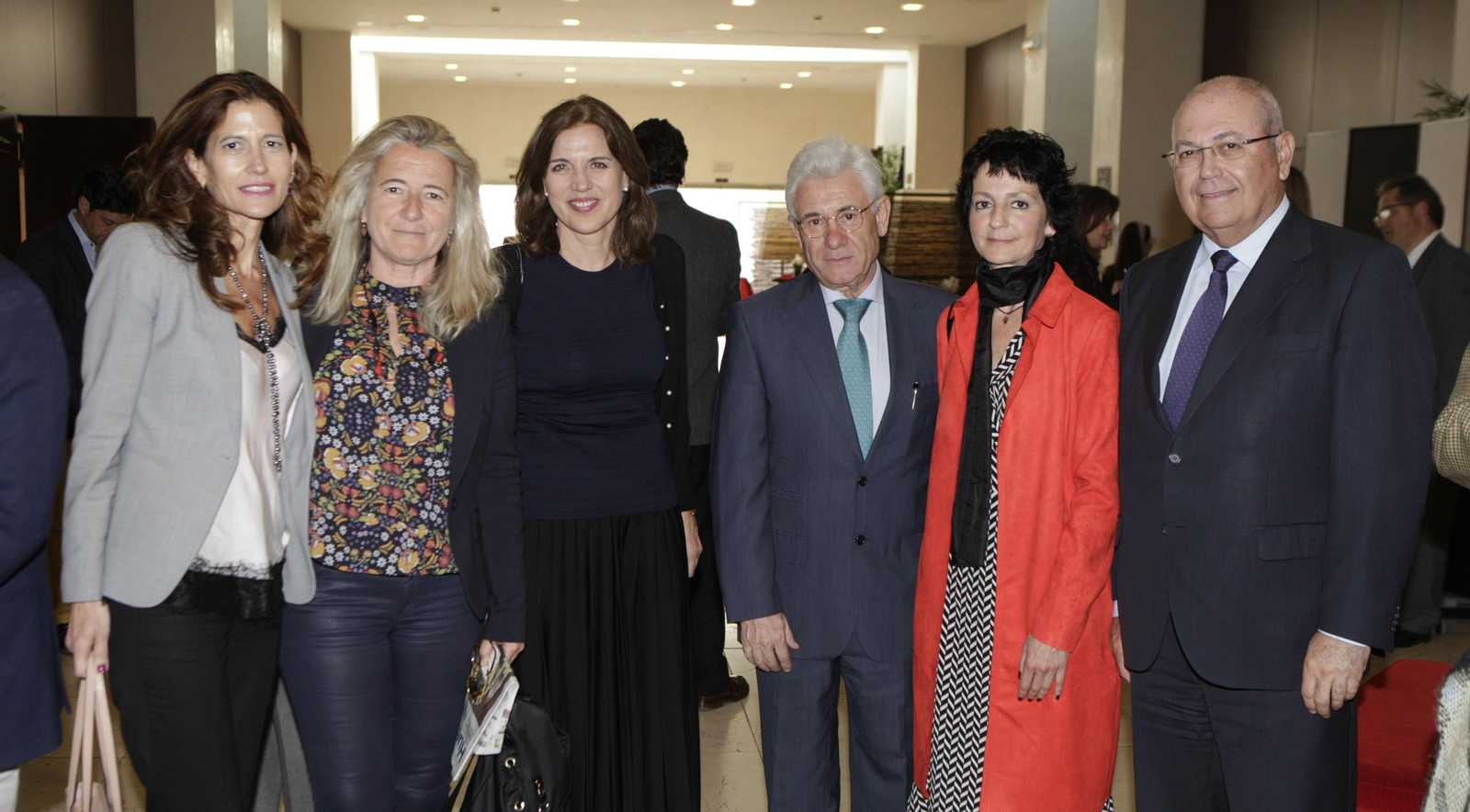 Sol Villar, Adelaida Mellado, Victoria Herrera, Miguel Palacios, Ana Vives y Antonio de la Vega.
