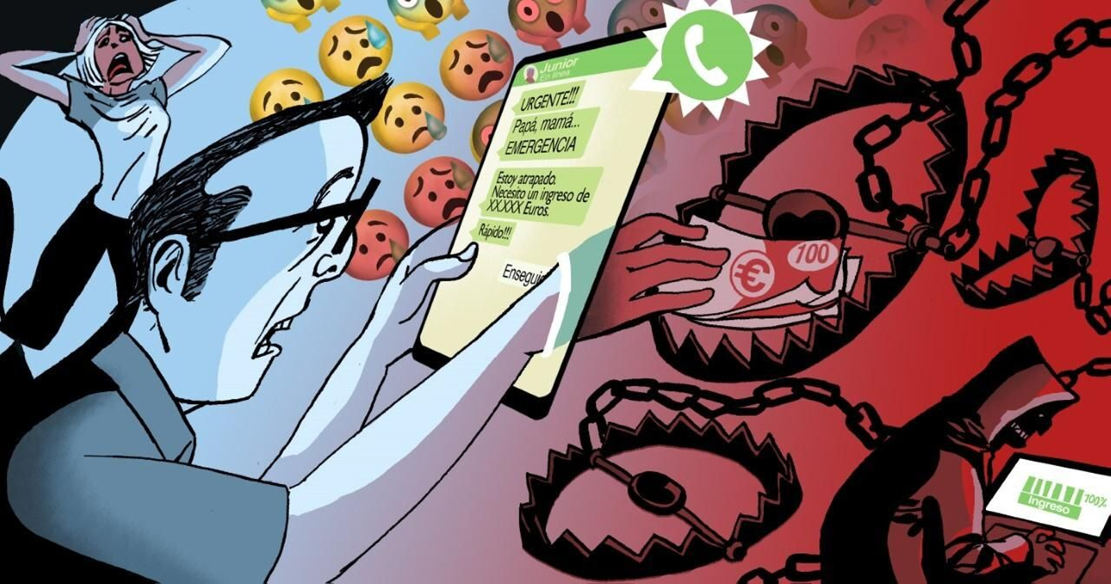 La estafa del hijo es uno de los ciberdelitos más comunes