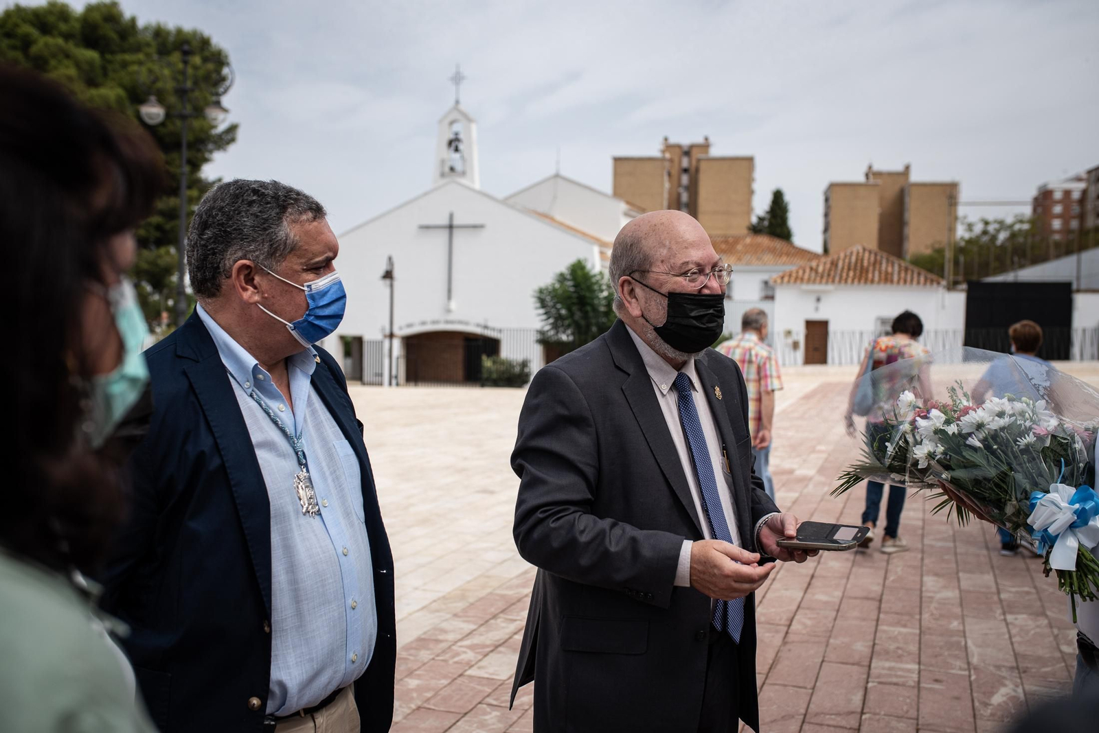 Imágenes de las ofrendas institucionales a la Virgen de La Cinta