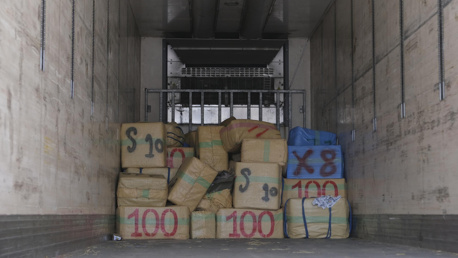 La Policía Nacional incauta 15 toneladas de hachís, en imágenes