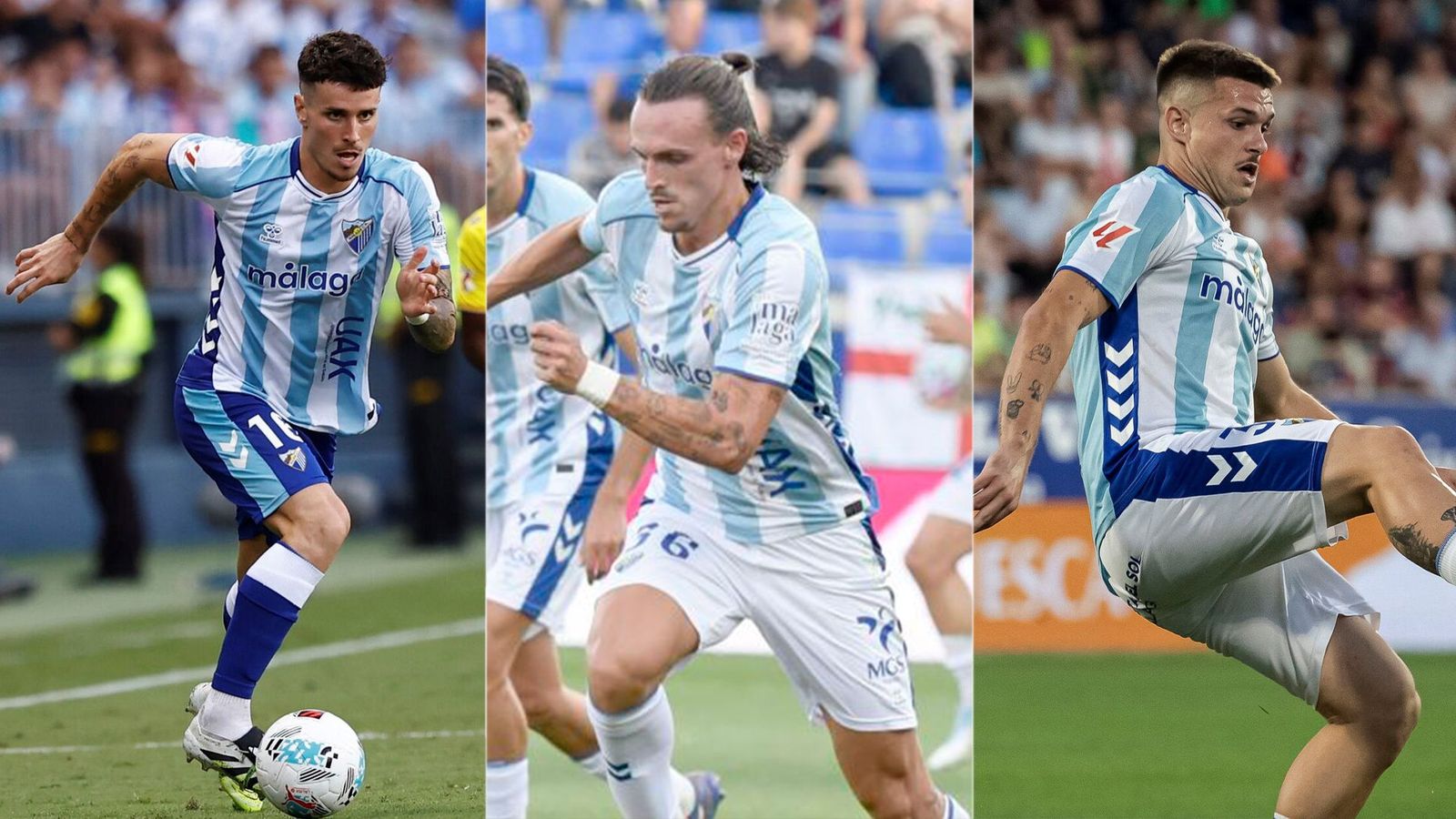 Diego Murillo, Ángel Recio y Rafa Rodríguez.