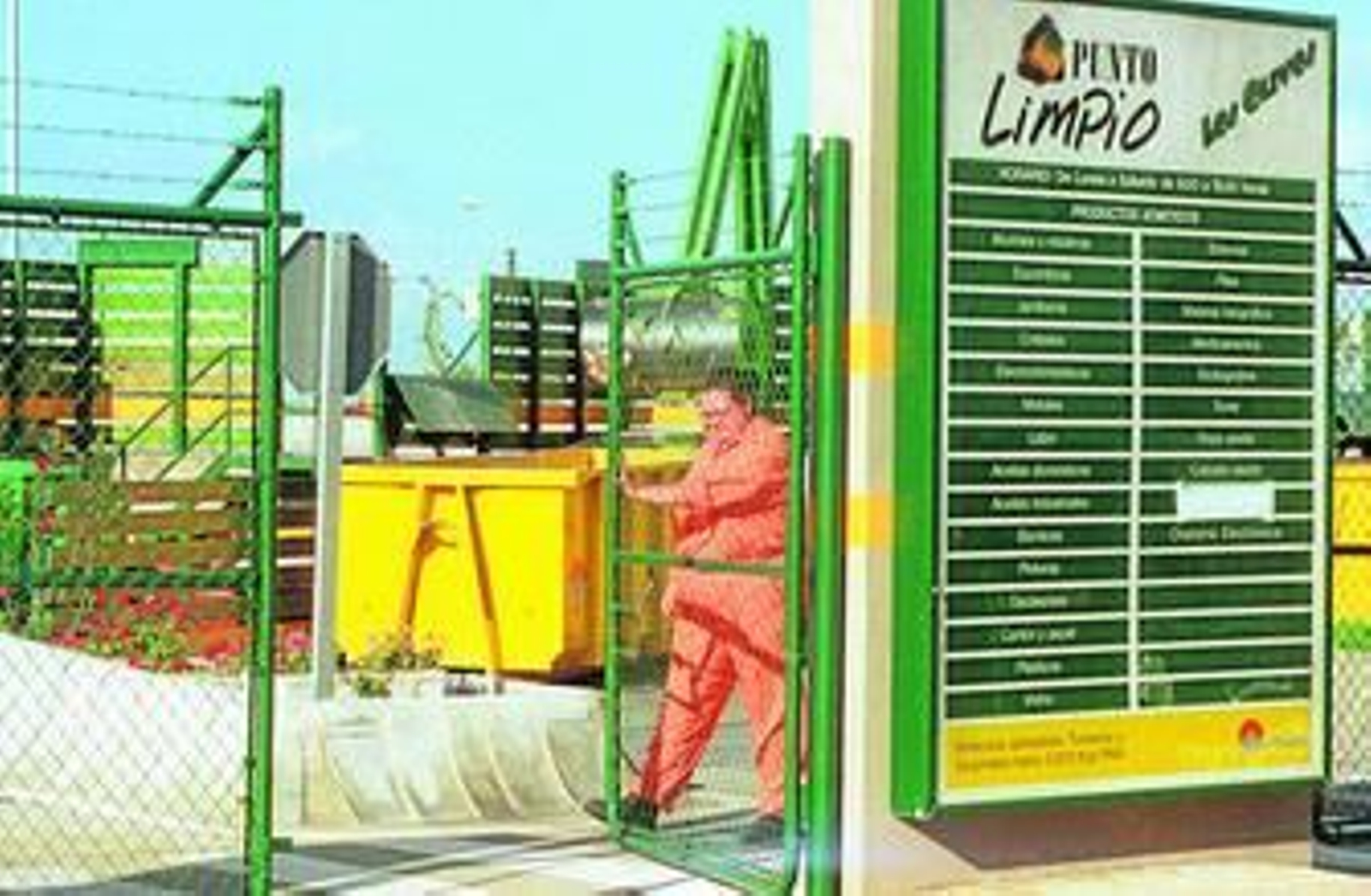 Los ecologistas denuncian que todos los puntos limpios no son adecuados.