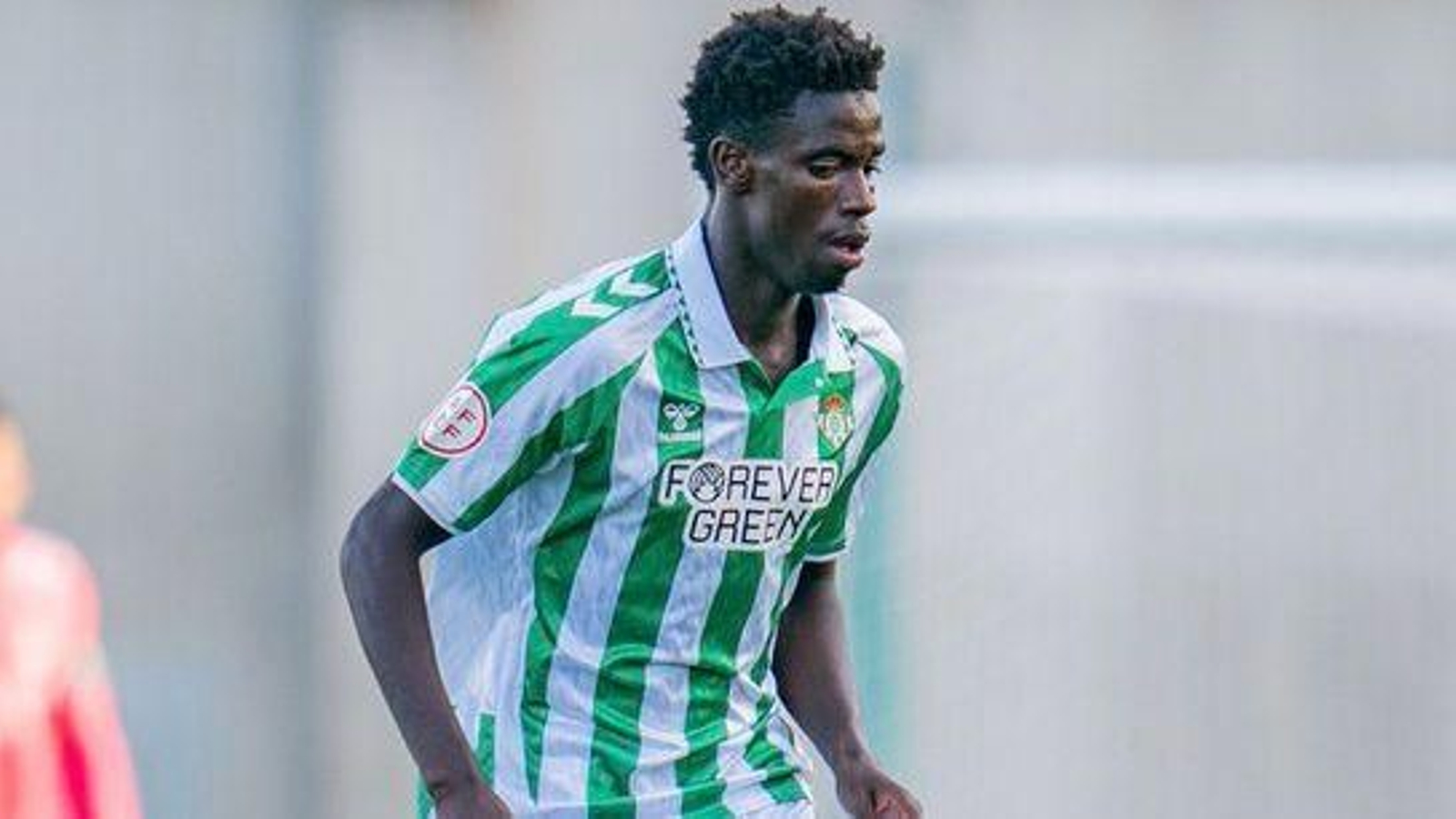Usse Diao en un partido con el Betis Deportivo
