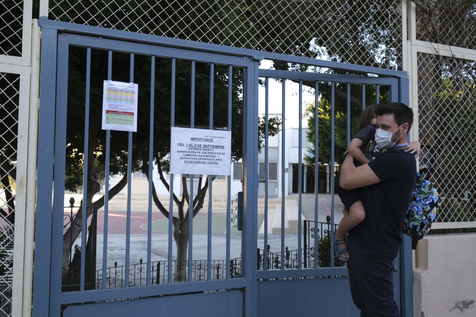 Primer día del curso escolar en Almería
