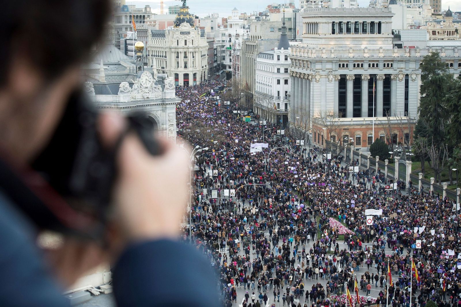 Madrid, un año más, fue el símbolo de las movilizaciones masivas del 8M.