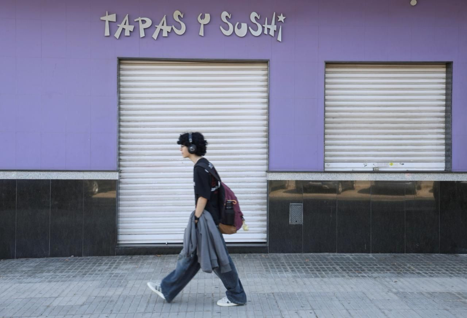 El local de Rocío Tapas y Sushi, cerrado.