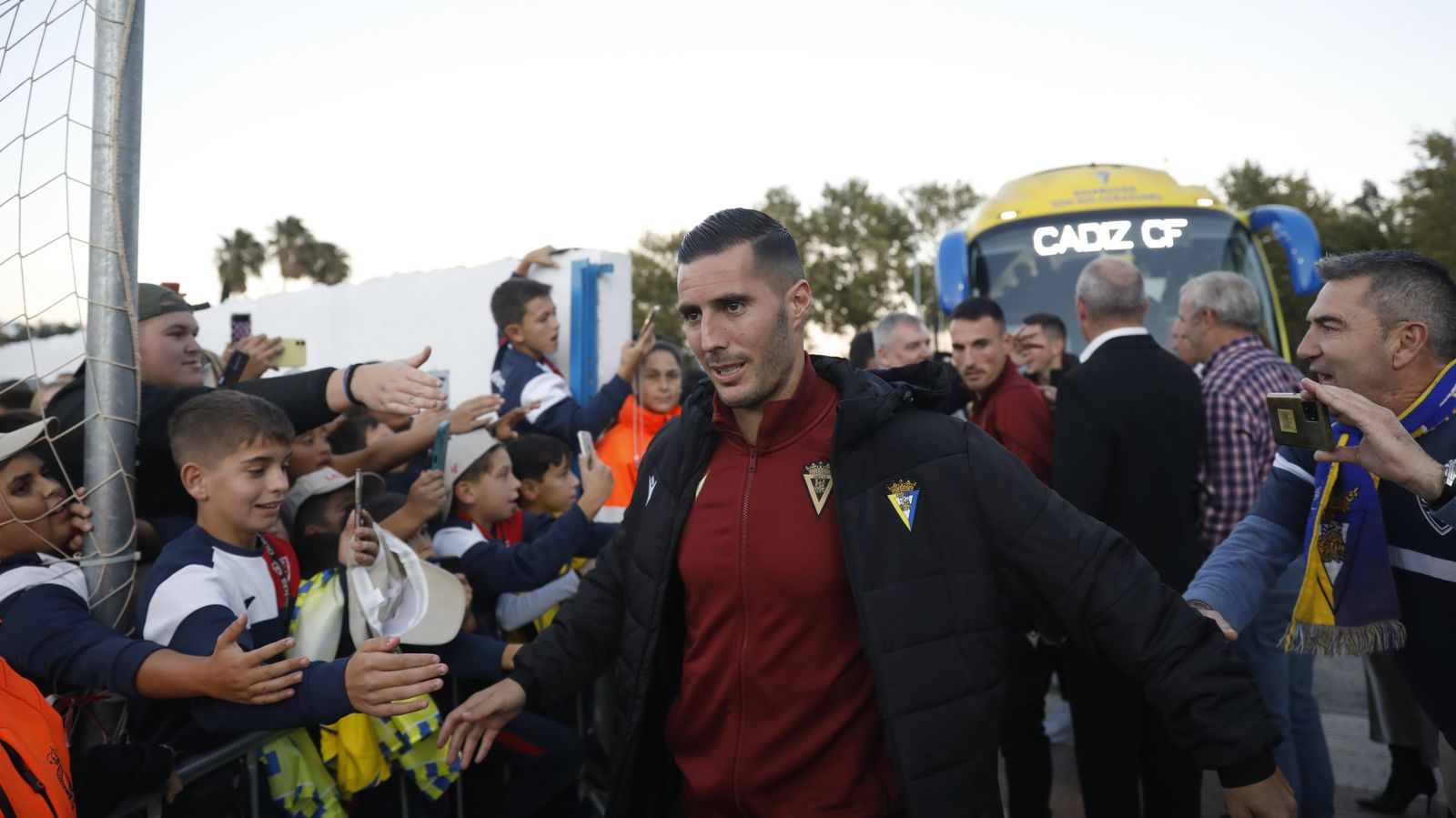 Las fotos de la visita del Cádiz CF para celebrar el 50 aniversario del CD Guadiaro