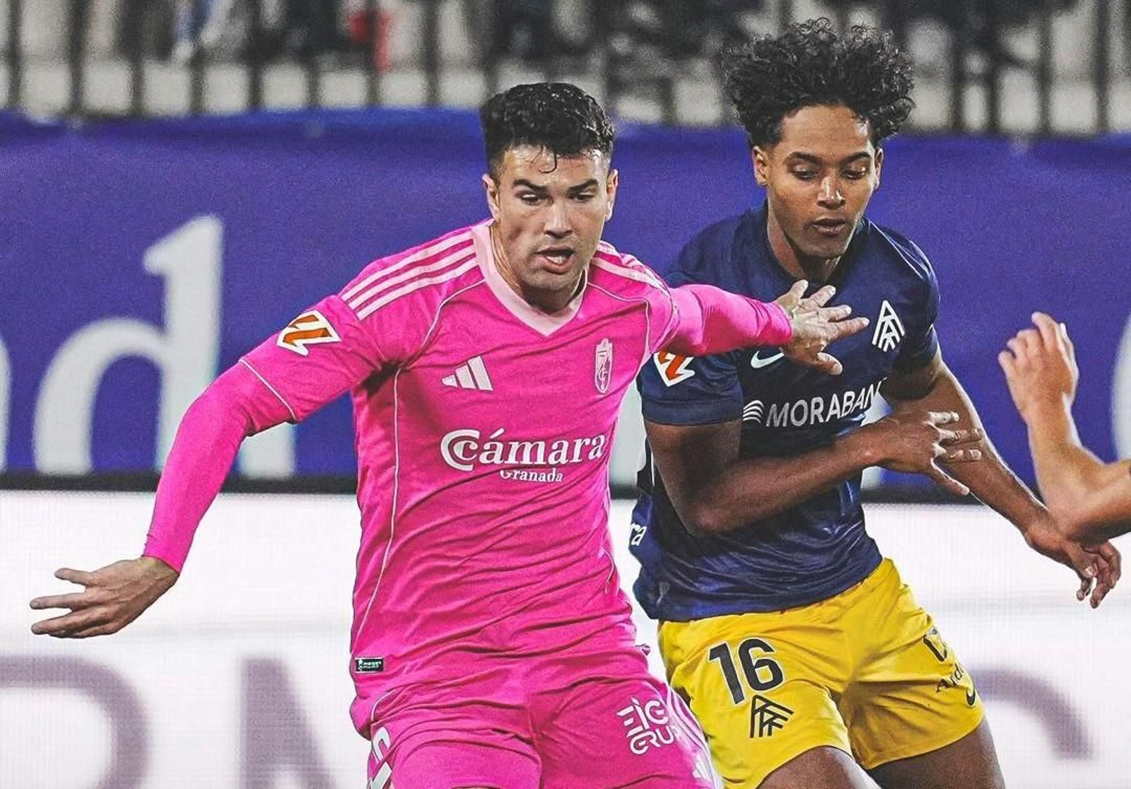 Un instante del partido Andorra-Granada.