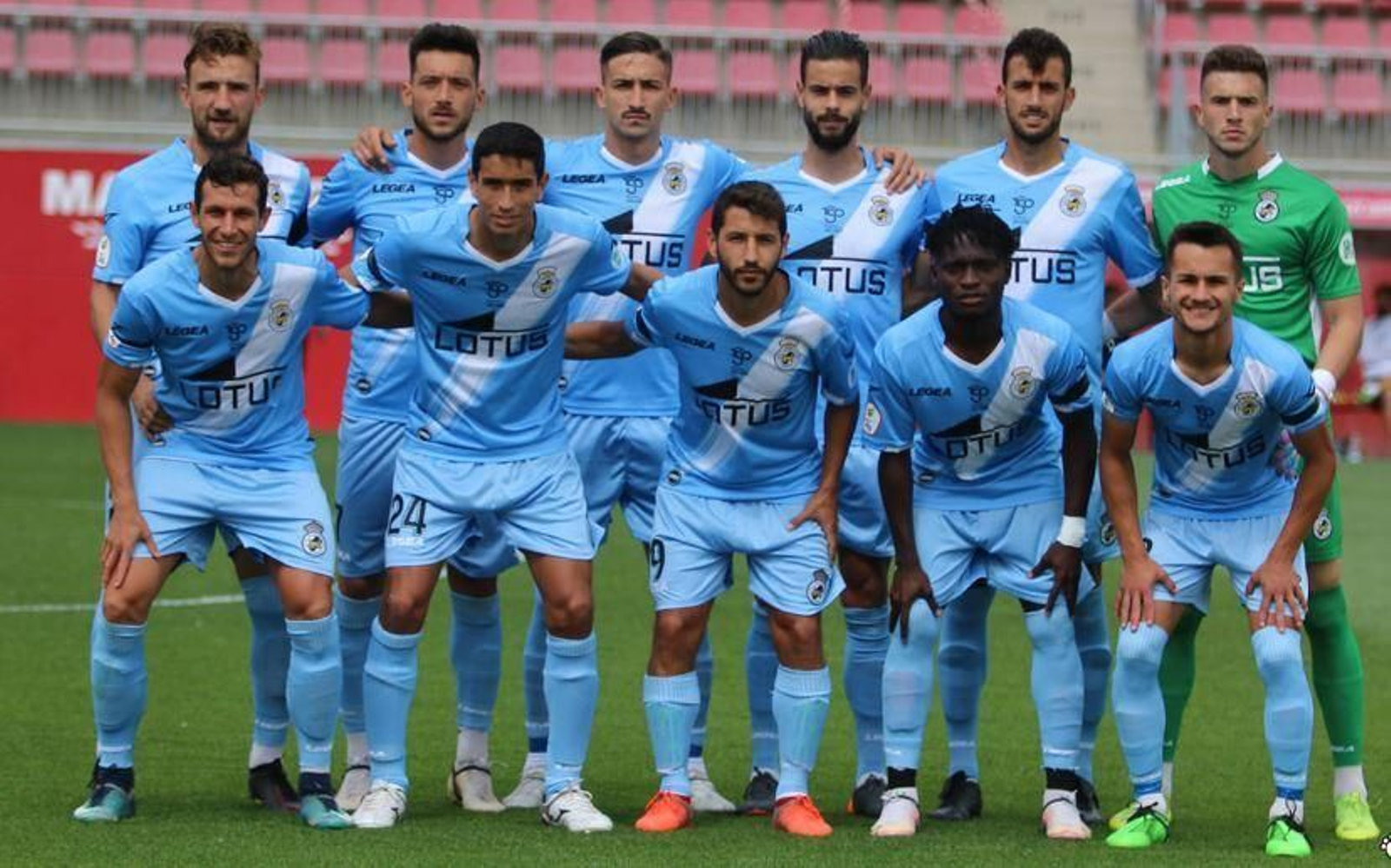 Formación de la Balona en su última partido en Segunda B, el domingo en Sevilla