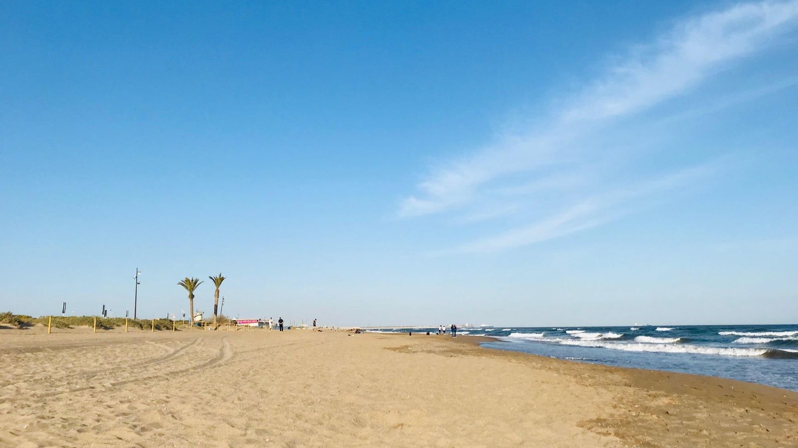 Playa del Prat de Llobregat, Barcelona.
