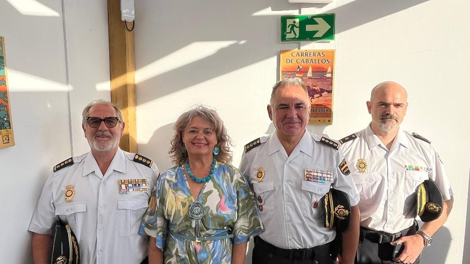 Santos Bernal, Blanca Flores, Francisco Javier Vidal y Domingo Briones.