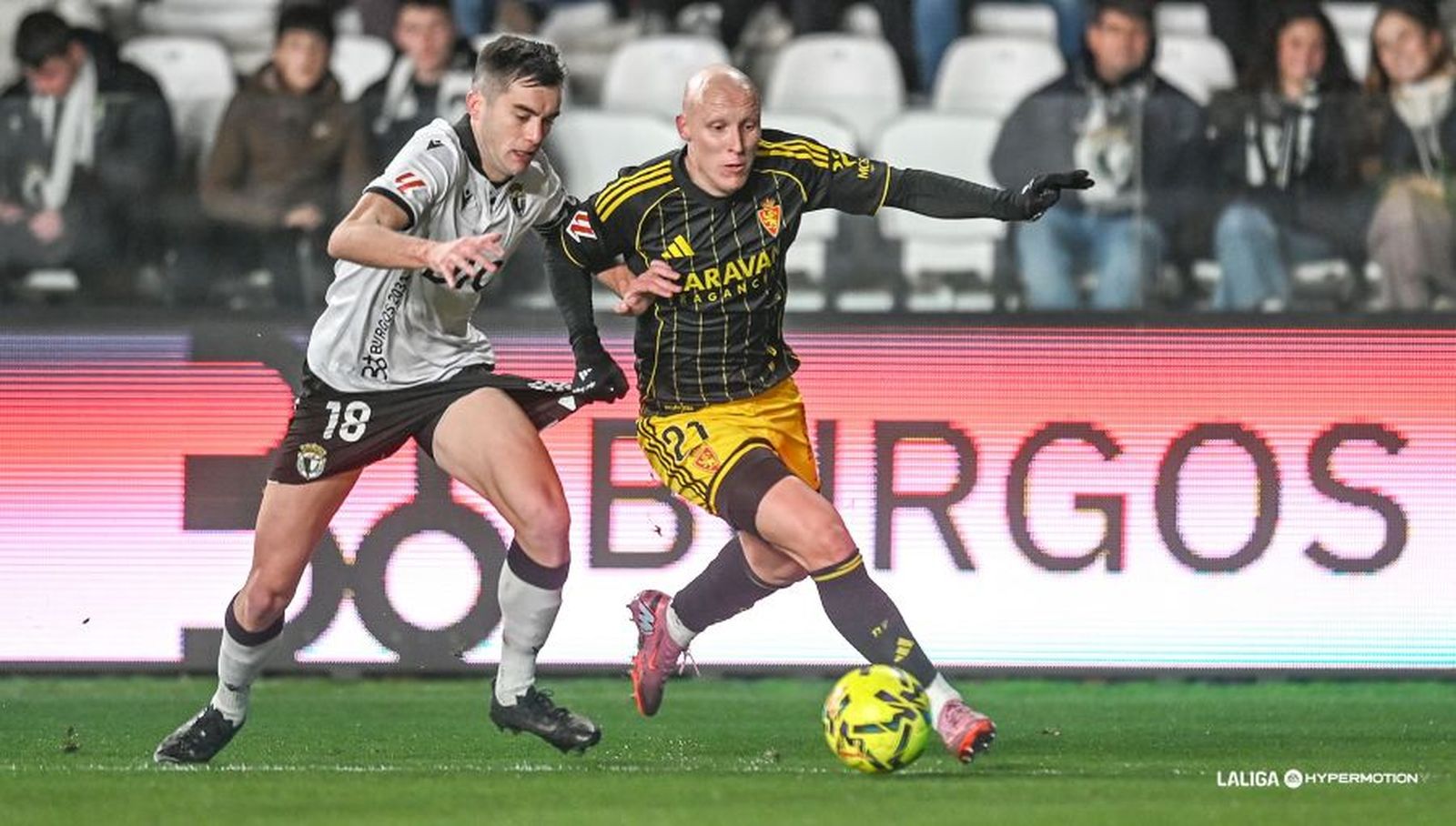 Aitor Córdoba, con el Burgos.