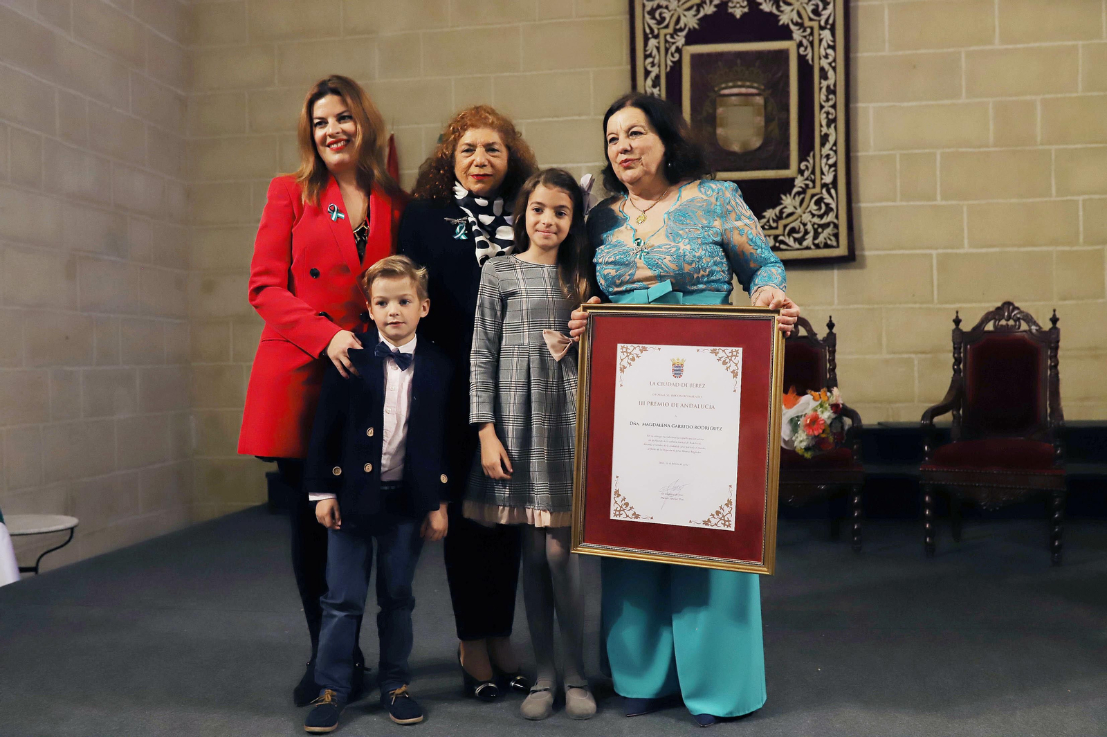 Entrega del Premio de Andalucía a Magdalena Garrido