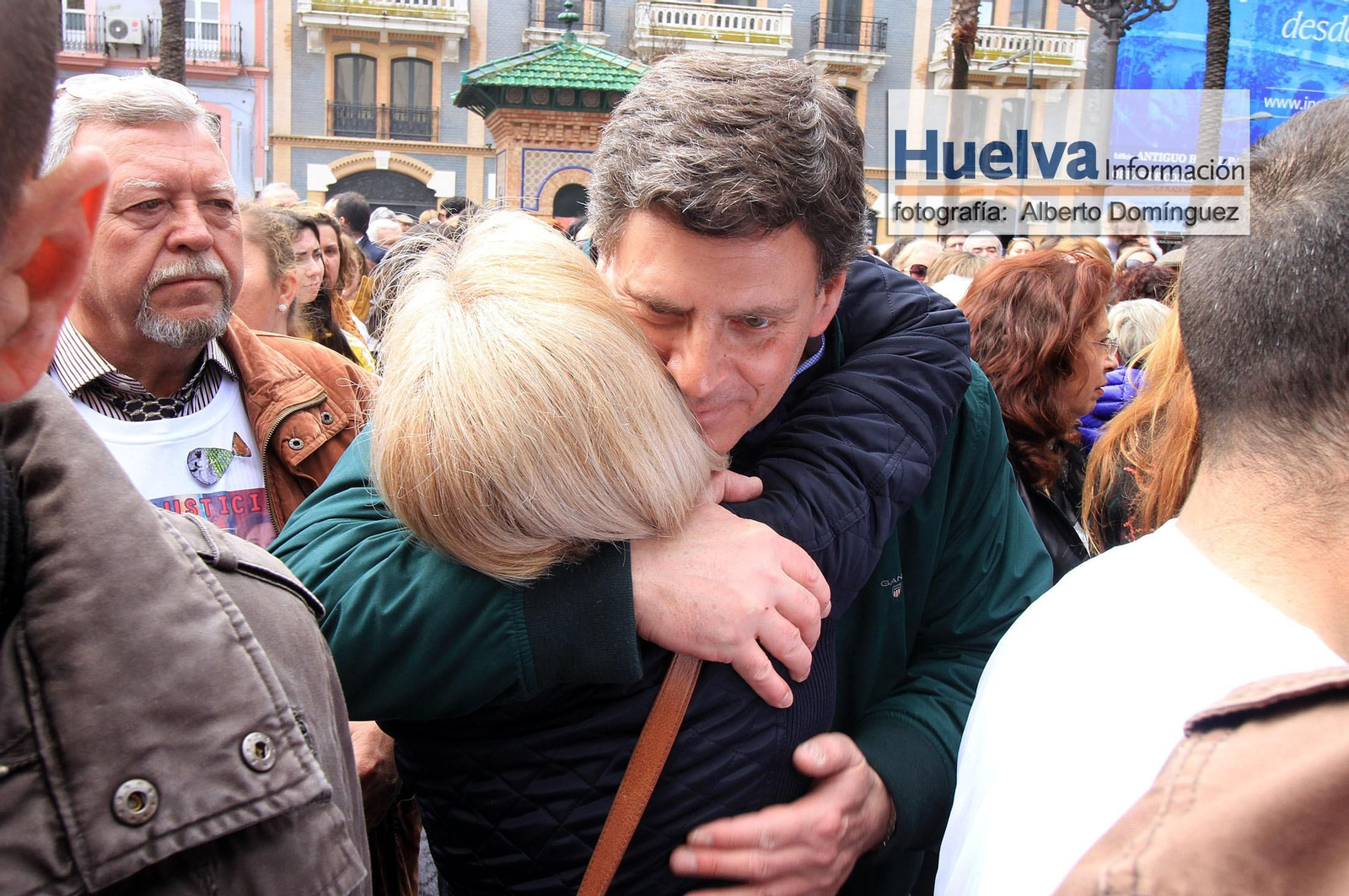 Imágenes de la manifestación contra la derogación de la prisión permanente revisable celebrada en Huelva