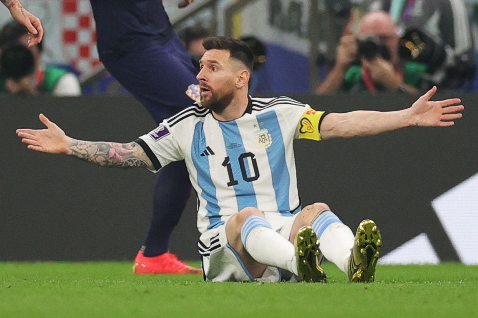 Las fotos de Messi contra Croacia
