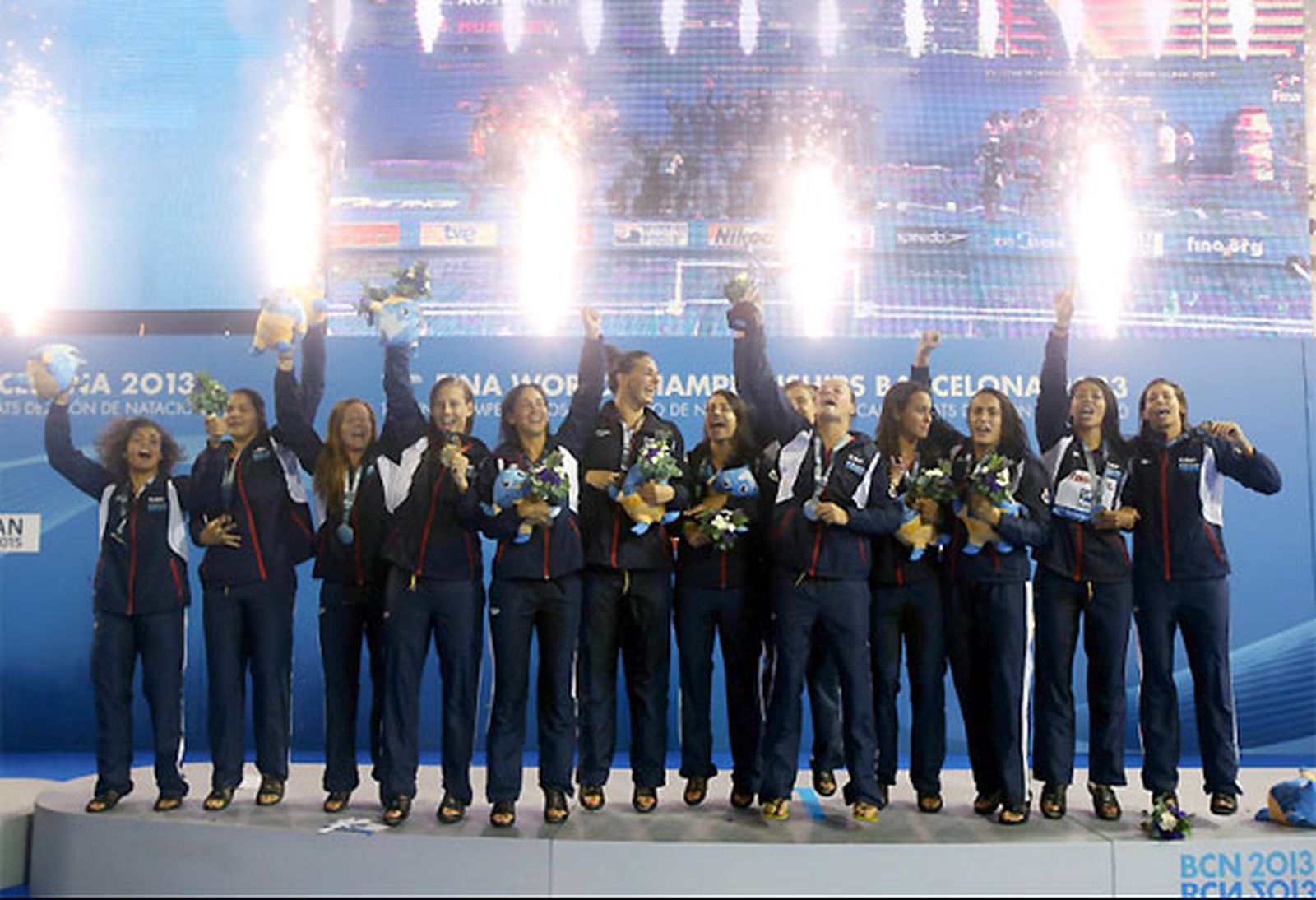 La selección de waterpolo, campeona del mundo