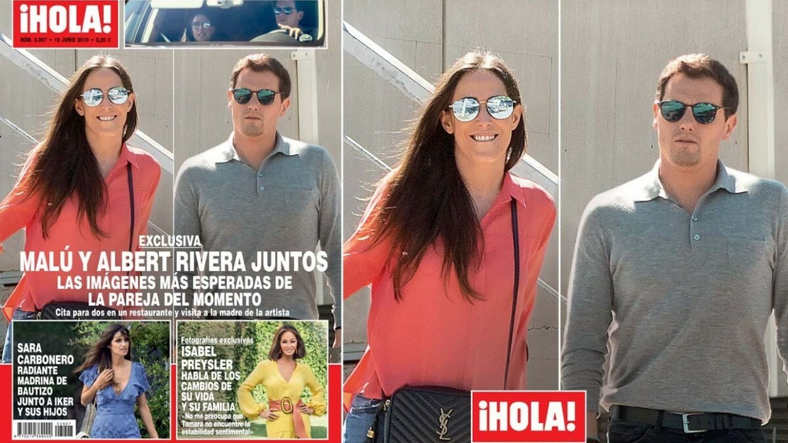 Malú y Rivera, en la portada de ¡Hola! el pasado julio.