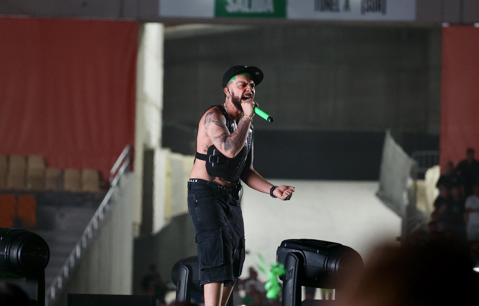 Concierto de JC Reyes en el estadio de la Cartuja de Sevilla