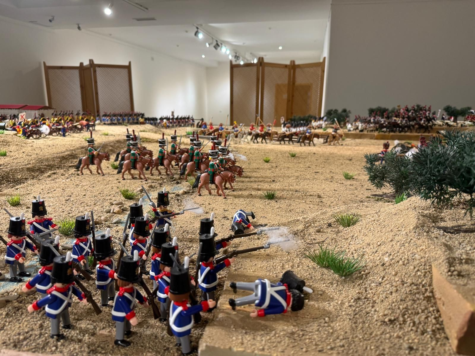 La histórica Batalla de Bailén con "soldados" de Playmobil, en imágenes