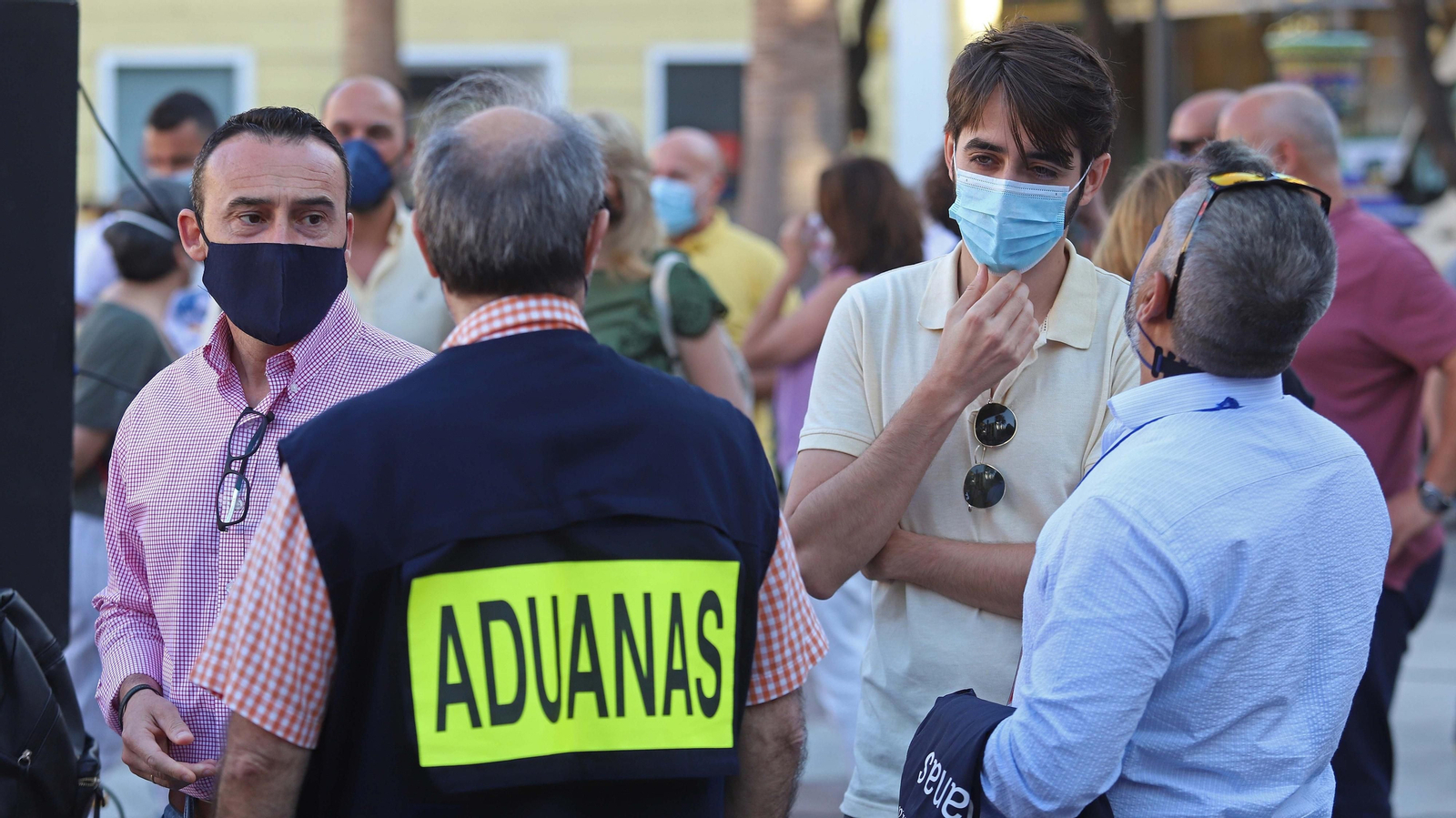 Fotos de la concentración en homenaje a José Luis Domínguez Iborra en Algeciras