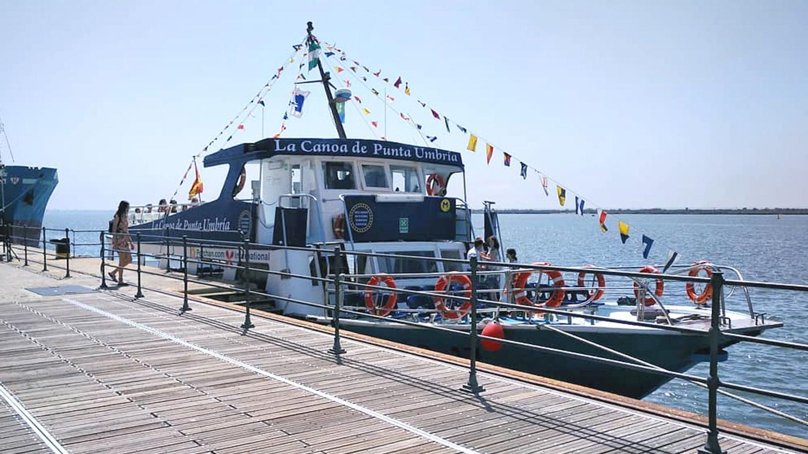 La canoa de Punta Umbría. La canoa de Punta Umbría.