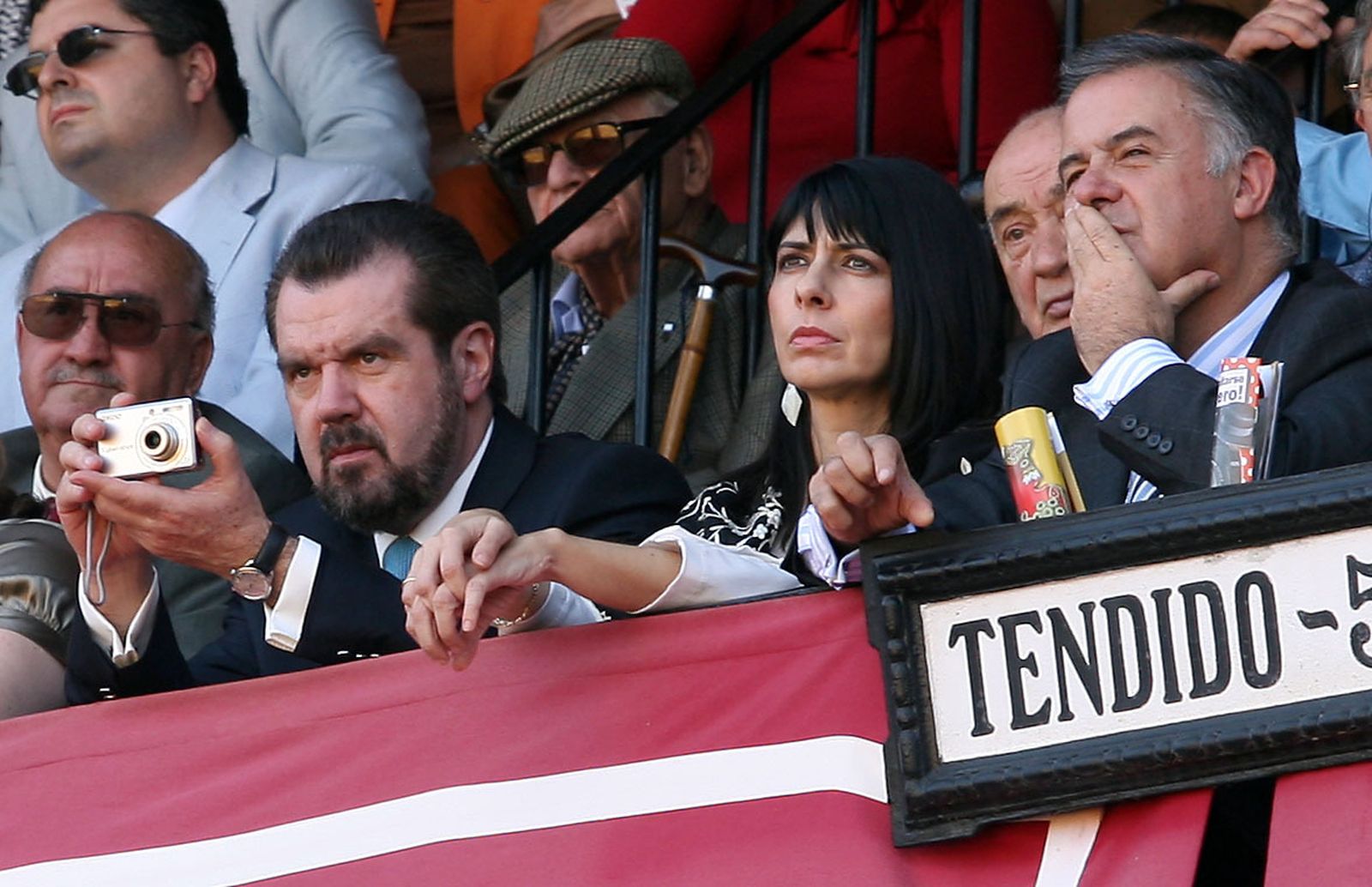 Jesús Ortiz en el palco de la Maestranza