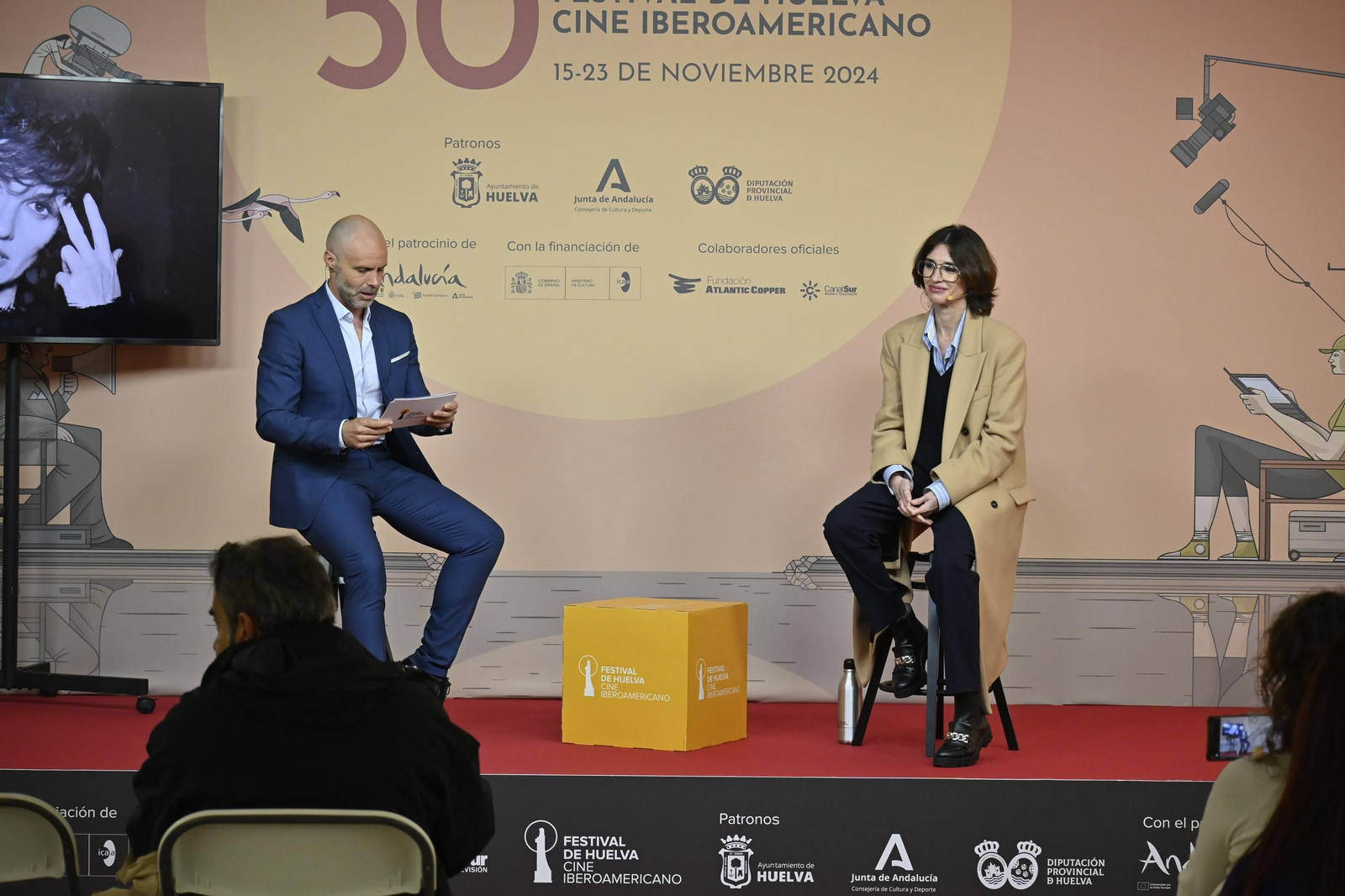 Imágenes de Paz Vega, ganadora del Premio Luz de la 50 edición del Festival de Cine Iberoamericano