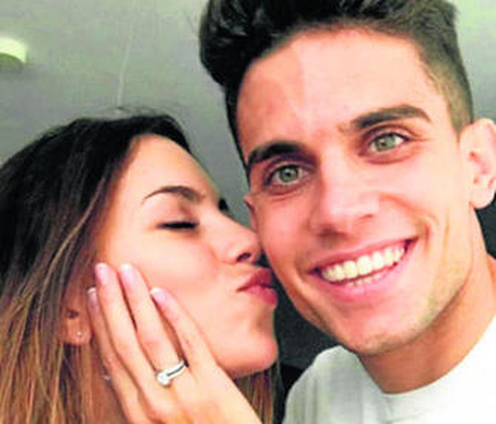 Bartra y Melissa Jiménez se casarán el próximo año