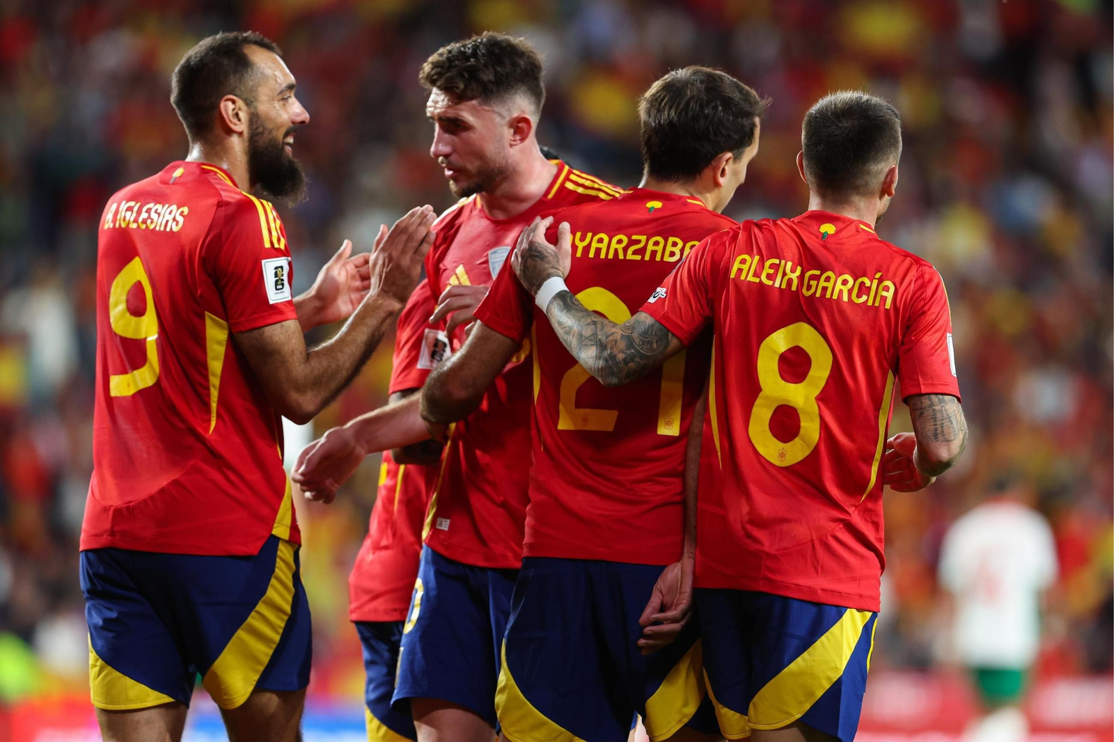 Las mejores fotos del España-Bulgaria