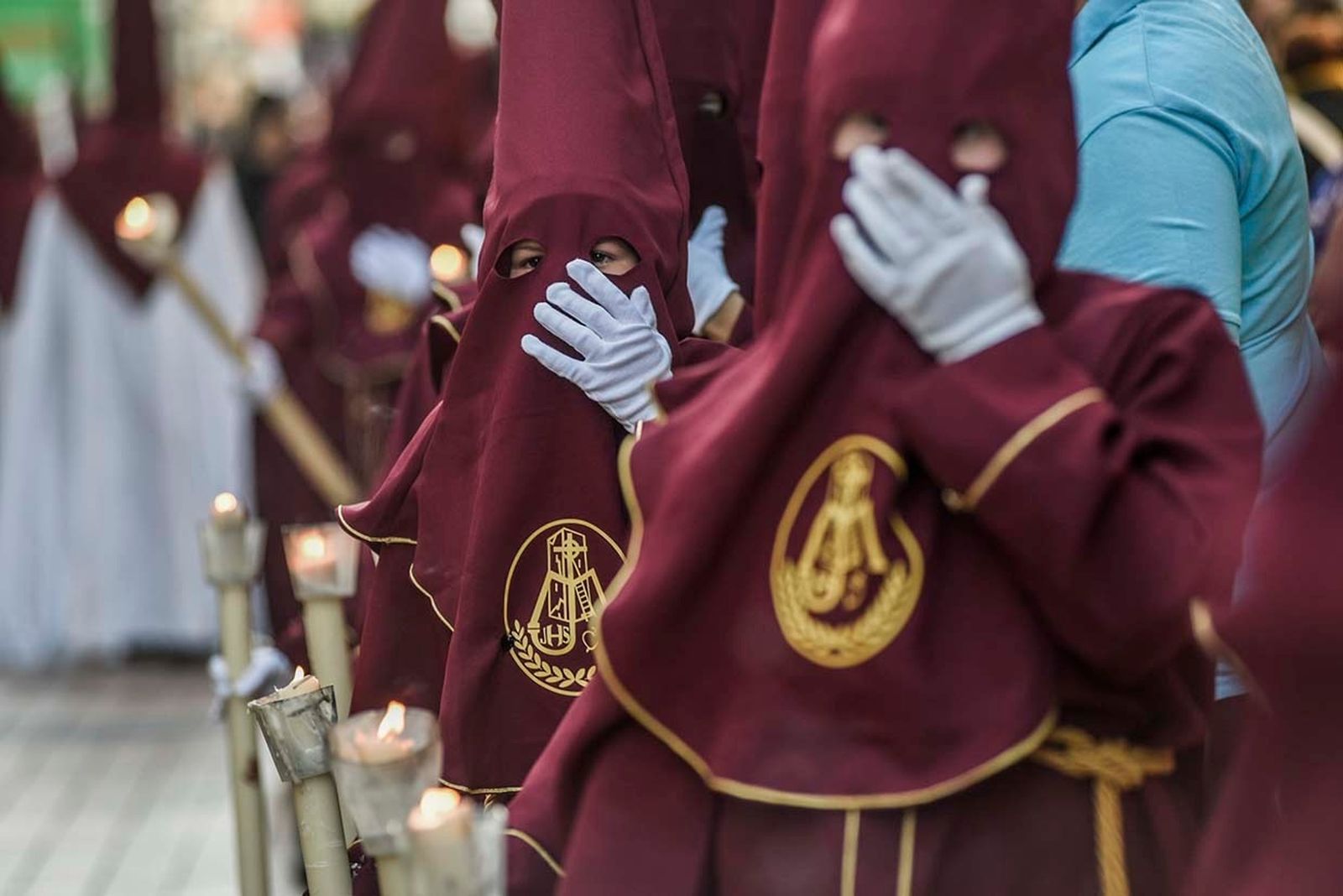 Una marcha procesional en una imagen de archivo.