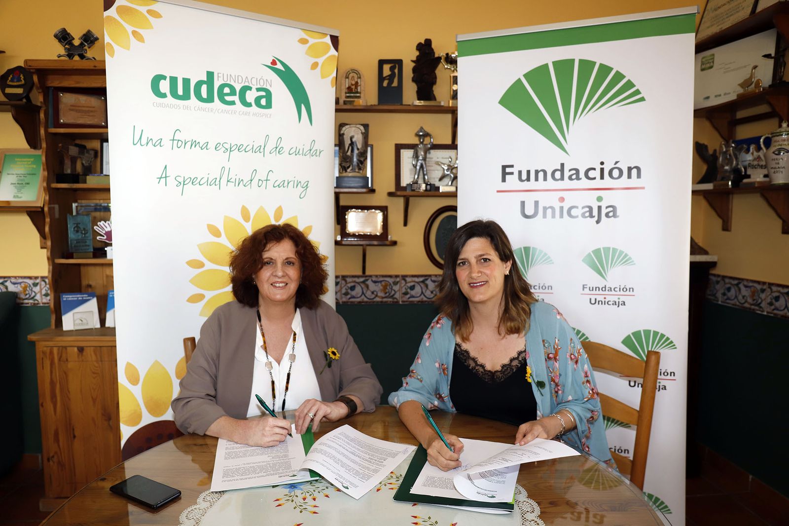 La Fundación Unicaja renueva su apoyo a Cudeca.