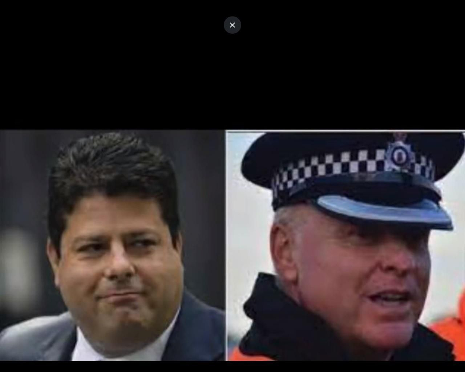 Captura del vídeo de Azopardi con Picardo y McGrail.