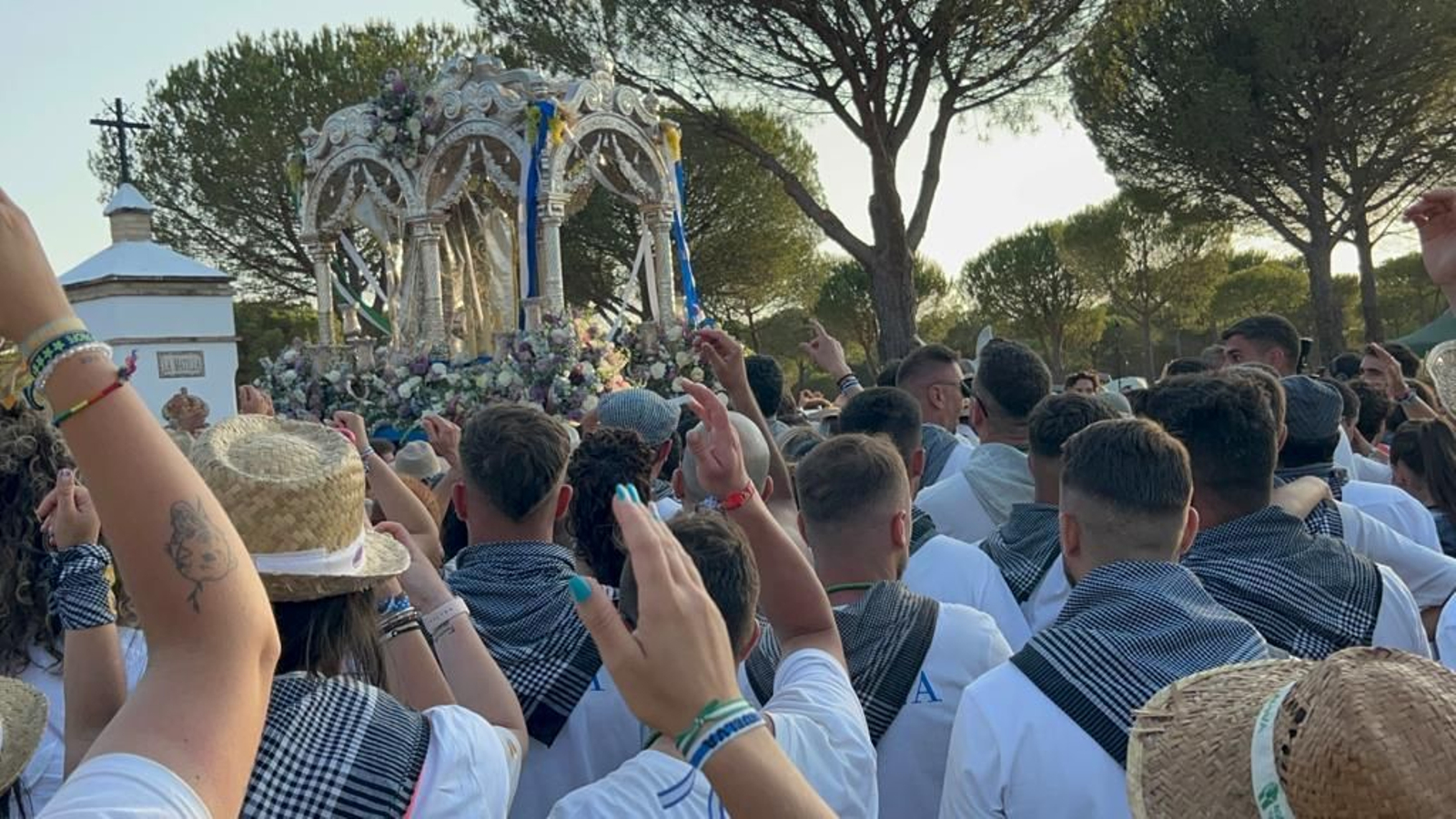 Llegada de Huelva a La Matilla.